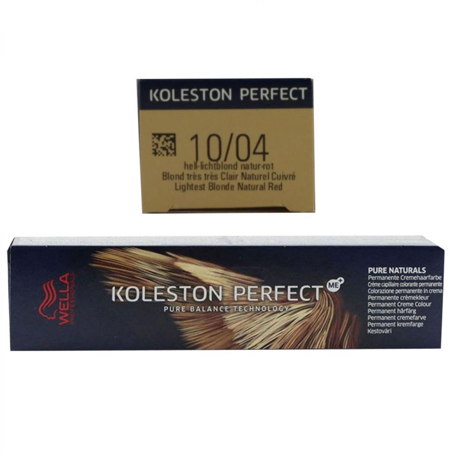 Wella Koleston Perfect ME Pure Naturals 60 ml 10/04 hell lichtblond natur rot