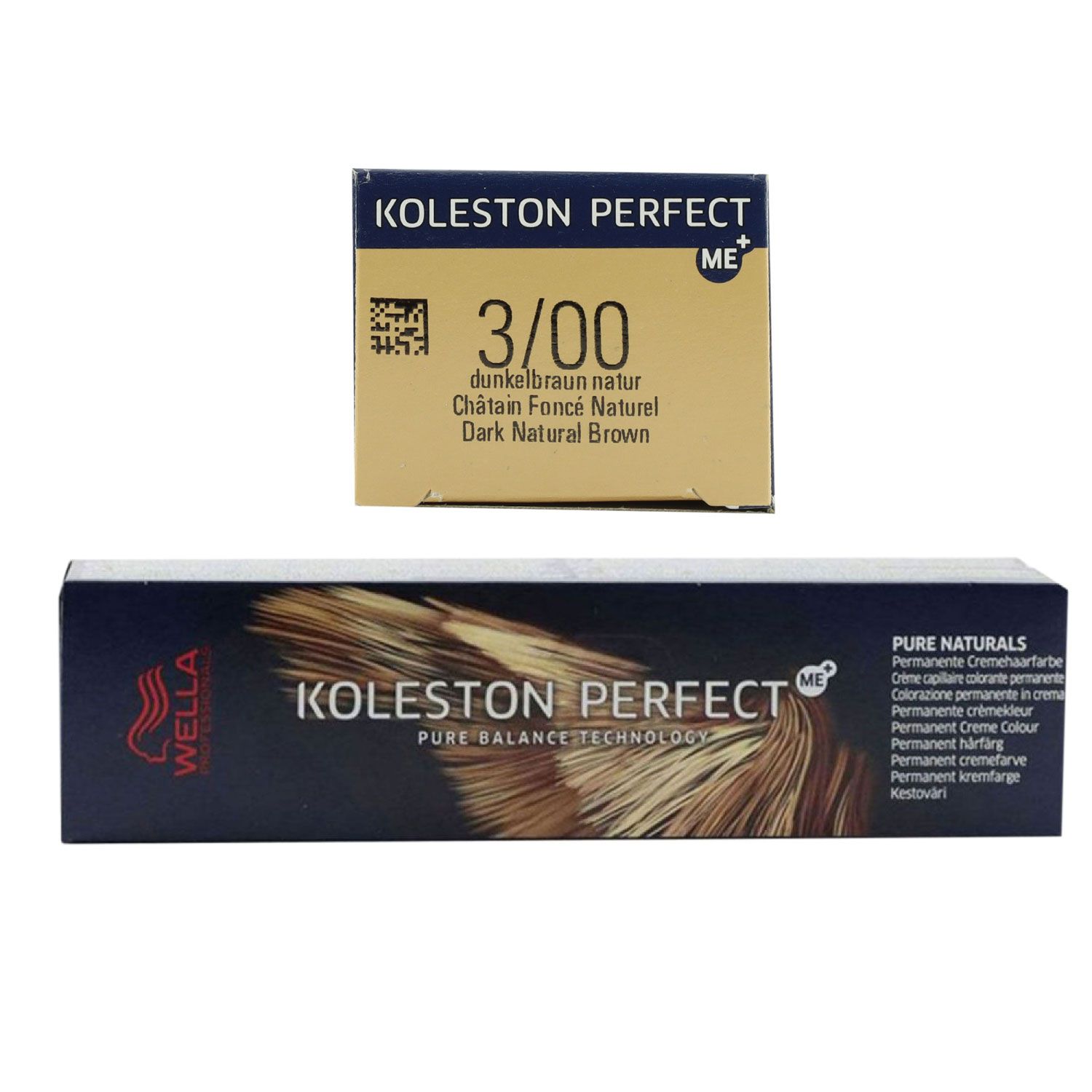 Wella Koleston Perfect ME Pure Naturals 60 ml 3/00 dunkelbraun Natur