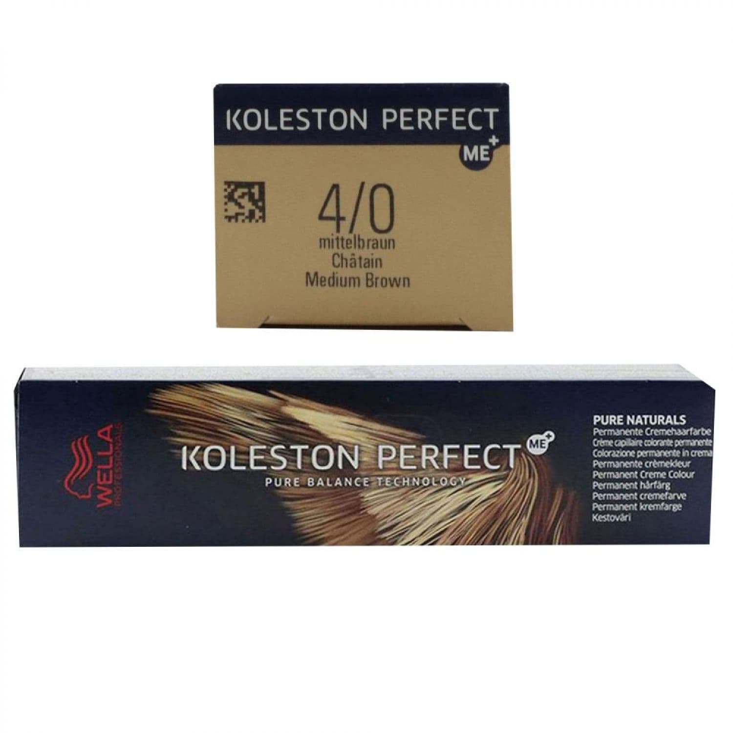 Wella Koleston Perfect ME Pure Naturals 60 ml 4/0 mittelbraun