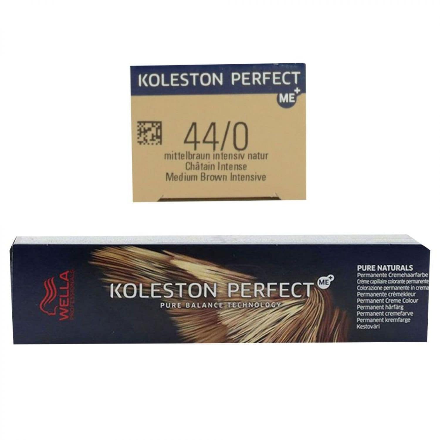 Wella Koleston Perfect ME Pure Naturals 60 ml 44/0 mittelbraun intensiv natur