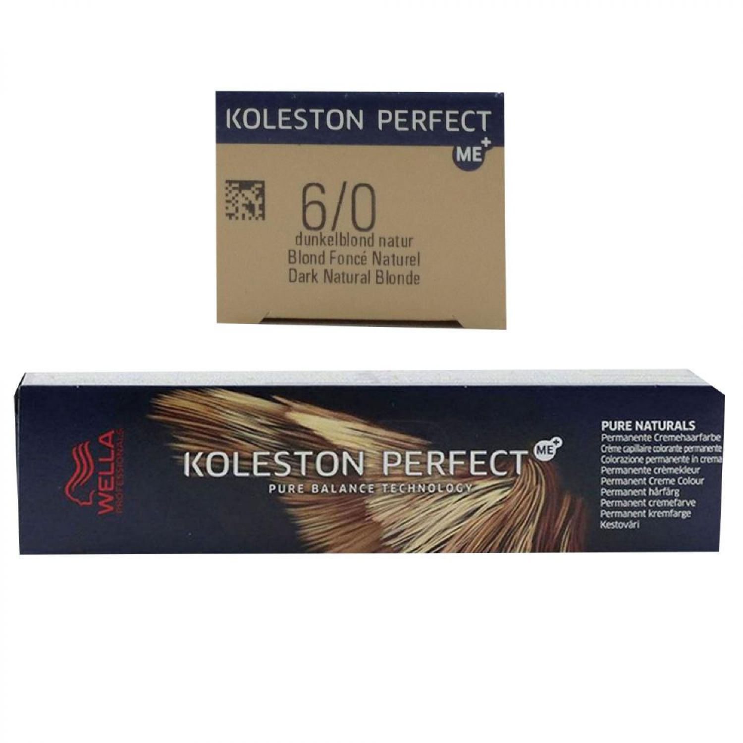 Wella Koleston Perfect ME Pure Naturals 60 ml 6/0 dunkelblond