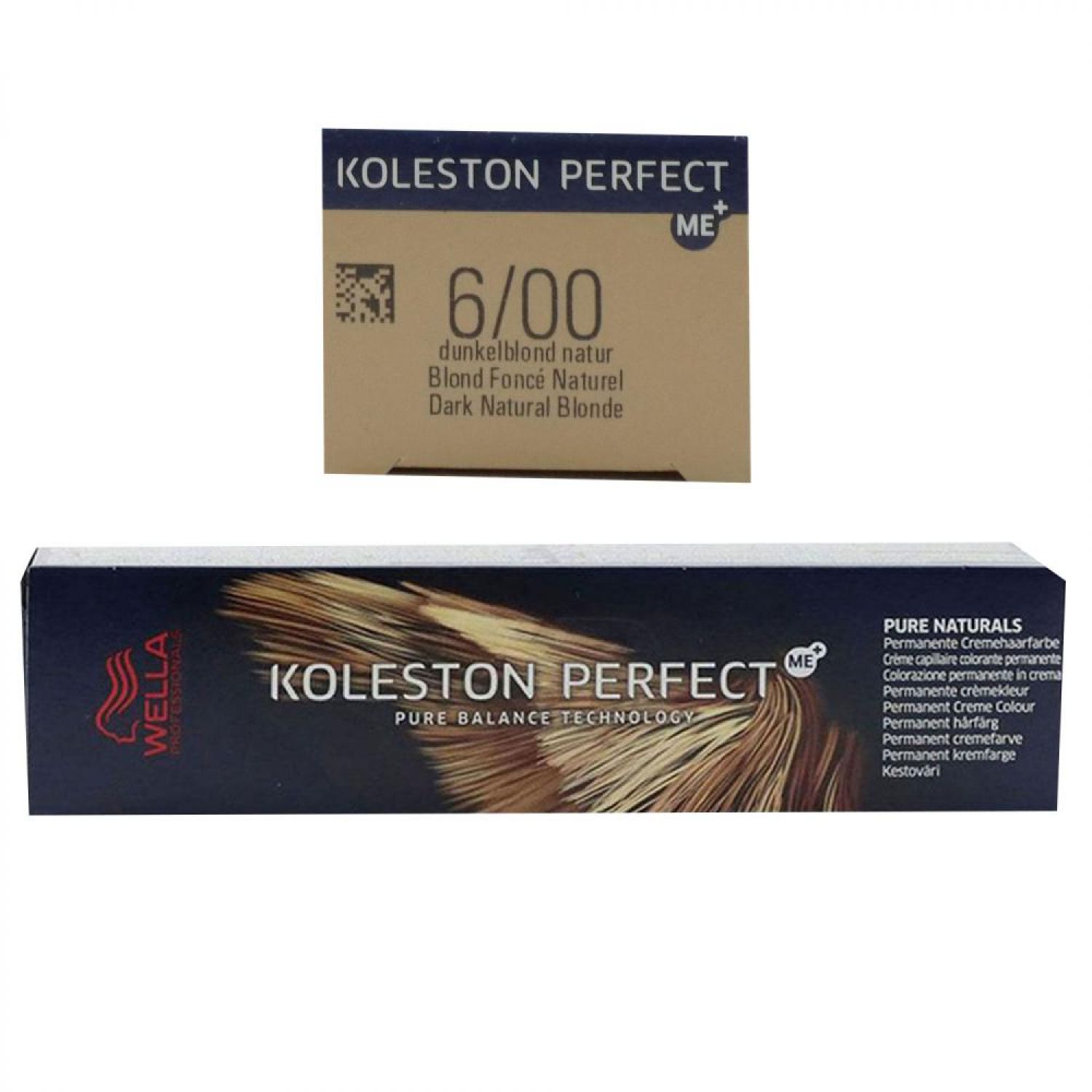 Wella Koleston Perfect ME Pure Naturals 60 ml 6/00 dunkelblond natur