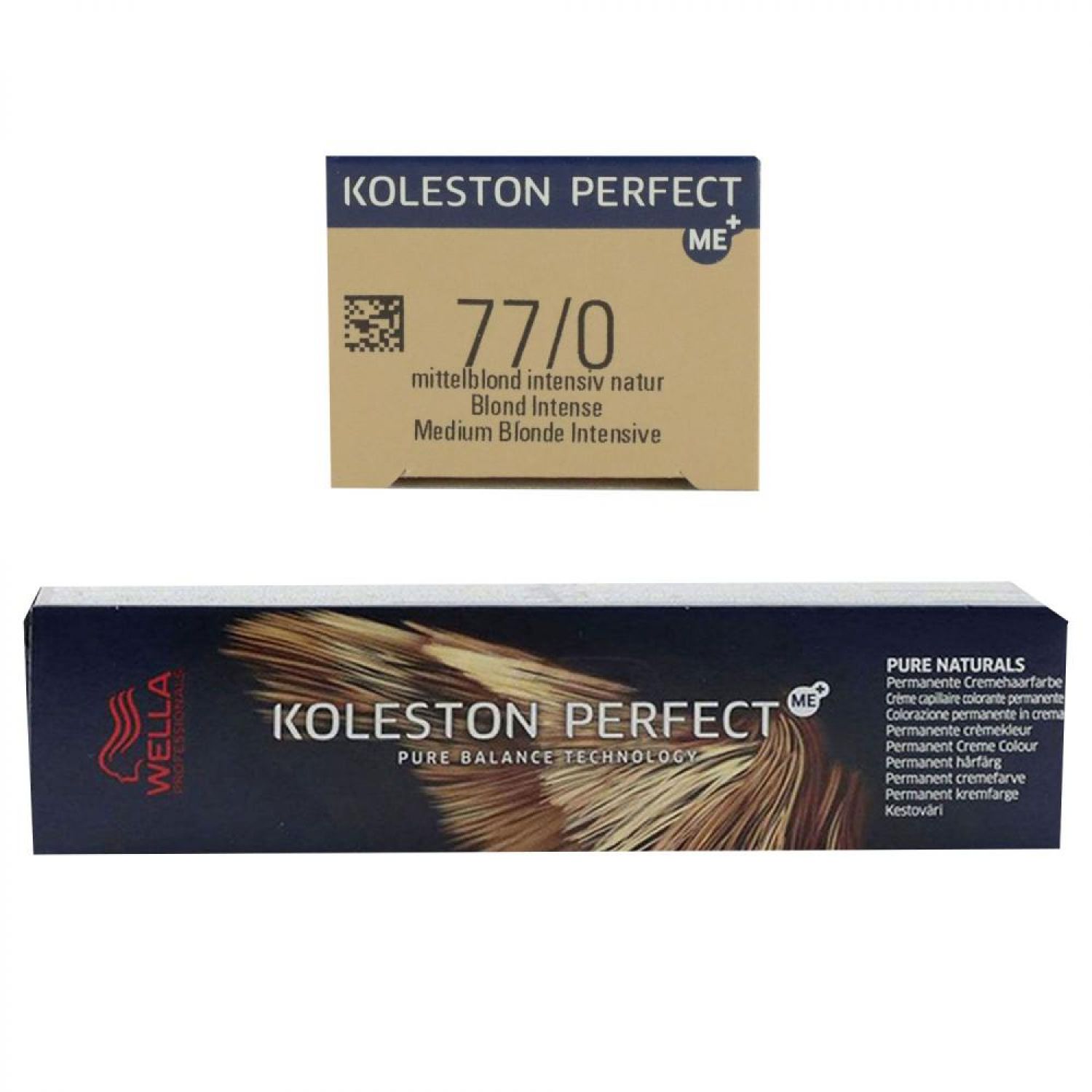 Wella Koleston Perfect ME Pure Naturals 60 ml 77/0 mittelblond intensiv natur