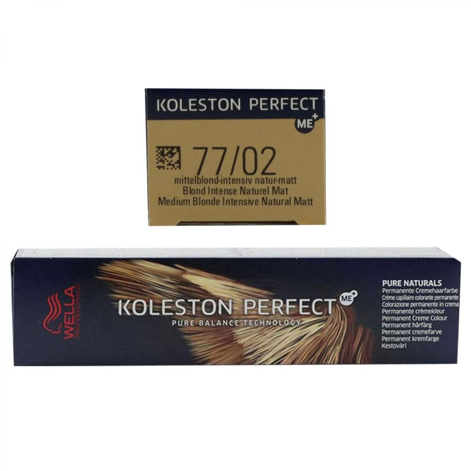 Wella Koleston Perfect ME Pure Naturals 60 ml 77/02 mittelblond intensiv natur matt