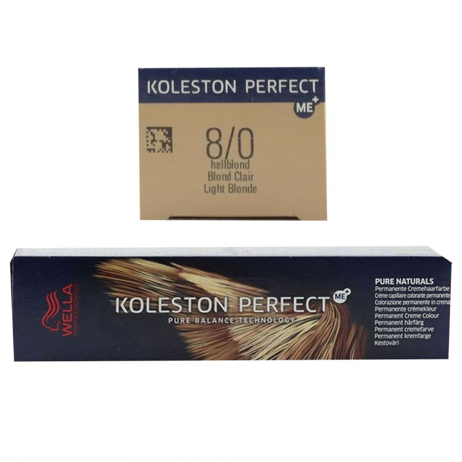 Wella Koleston Perfect ME Pure Naturals 60 ml 8/0 hellblond