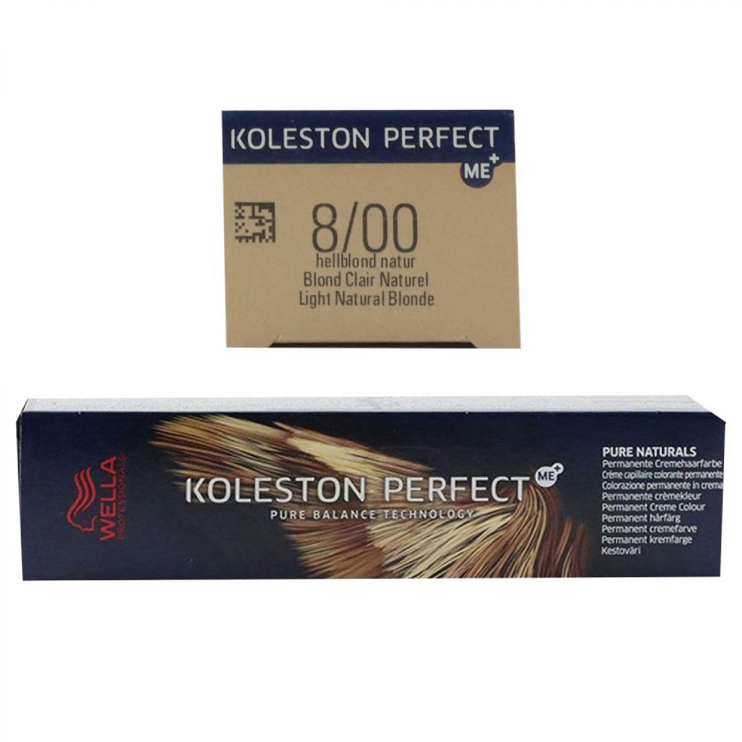 Wella Koleston Perfect ME Pure Naturals 60 ml 8/00 hellblond natur