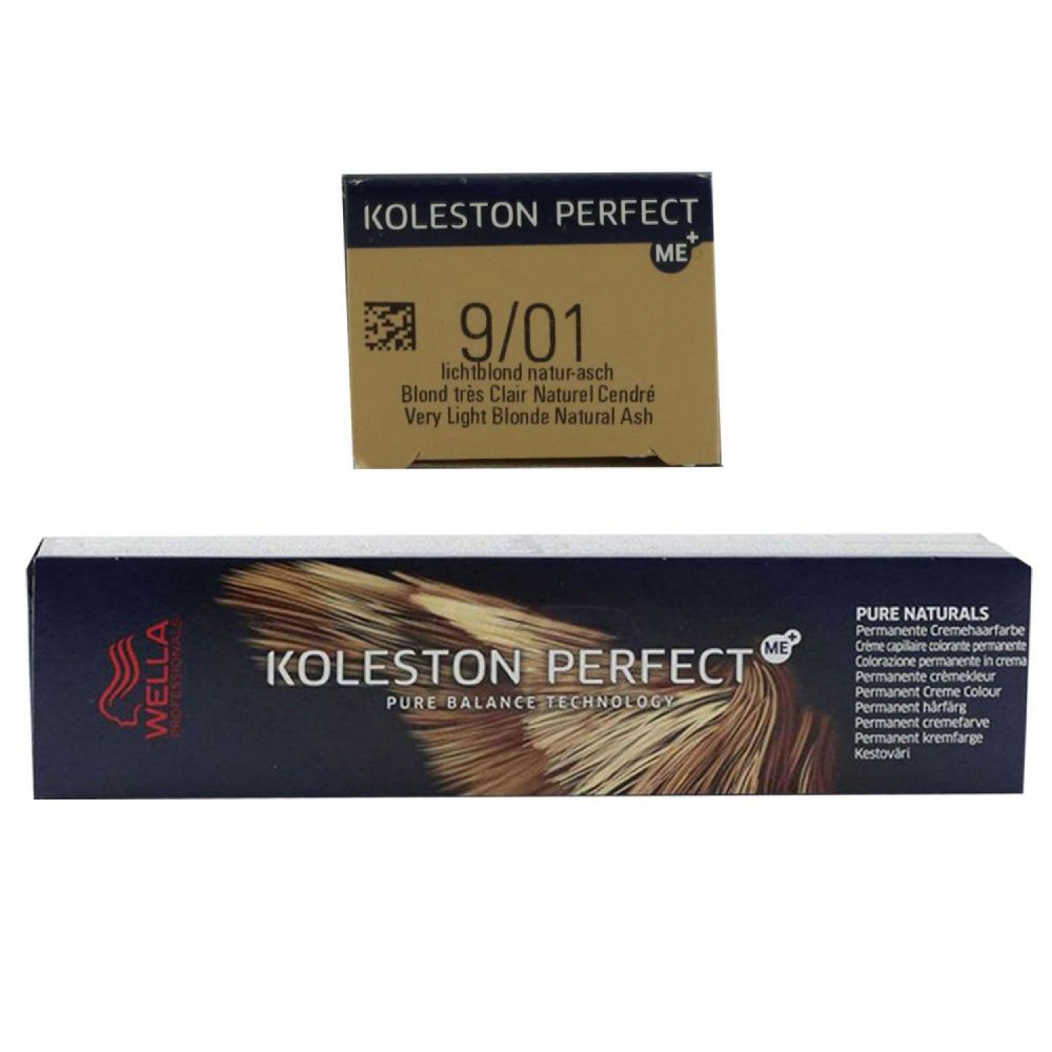 Wella Koleston Perfect ME Pure Naturals 60 ml 9/01 lichtblond natur asch