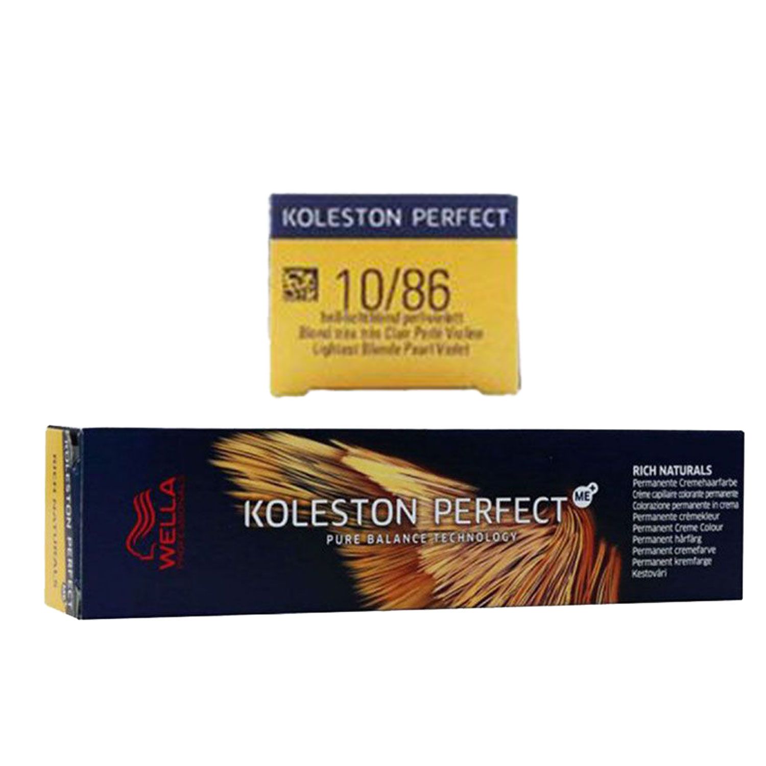 Wella Koleston Perfect ME Rich Naturals 60 ml 10/86 hell lichtblond pearl-violett