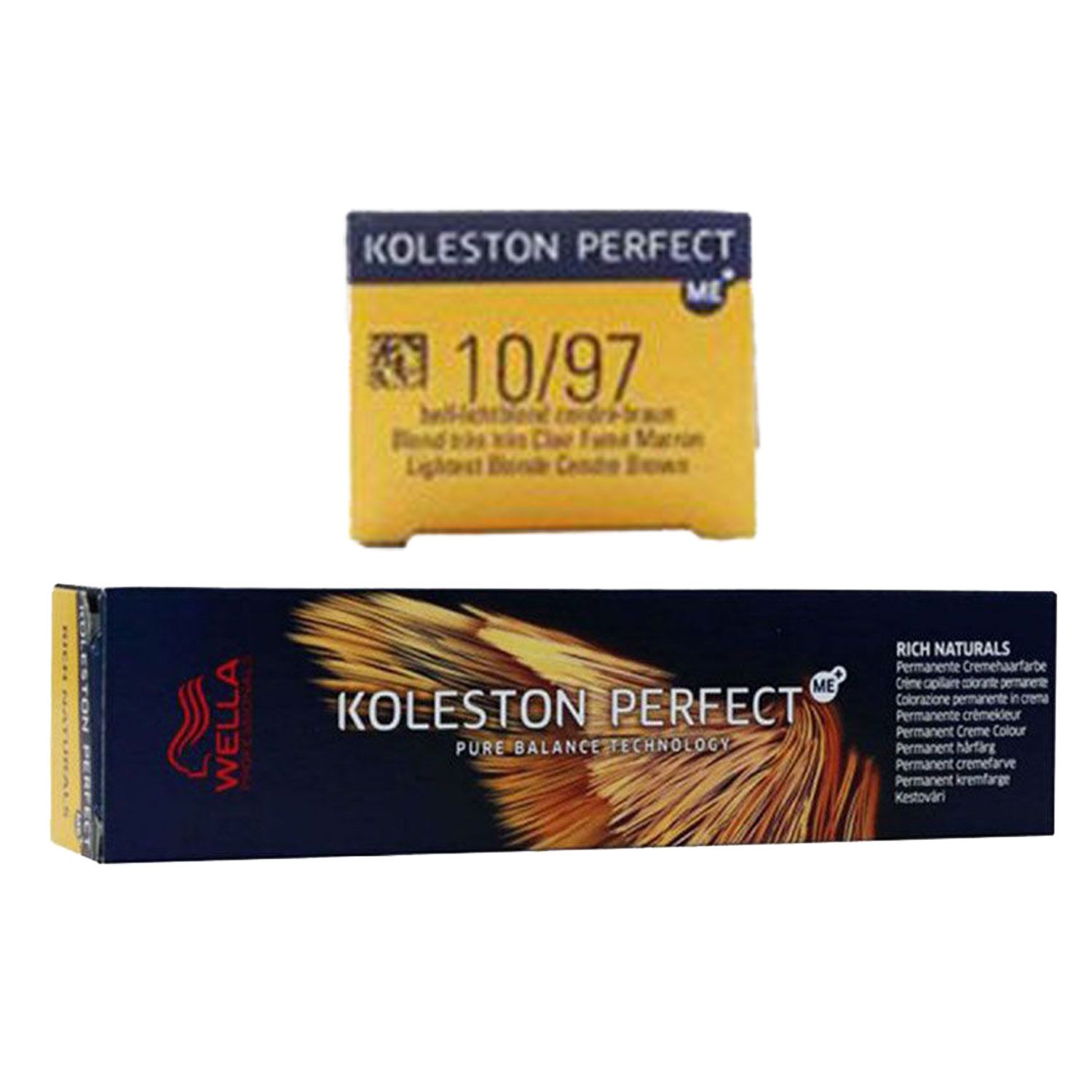 Wella Koleston Perfect ME Rich Naturals 60 ml 10/97 hell lichtblond cendre-braun