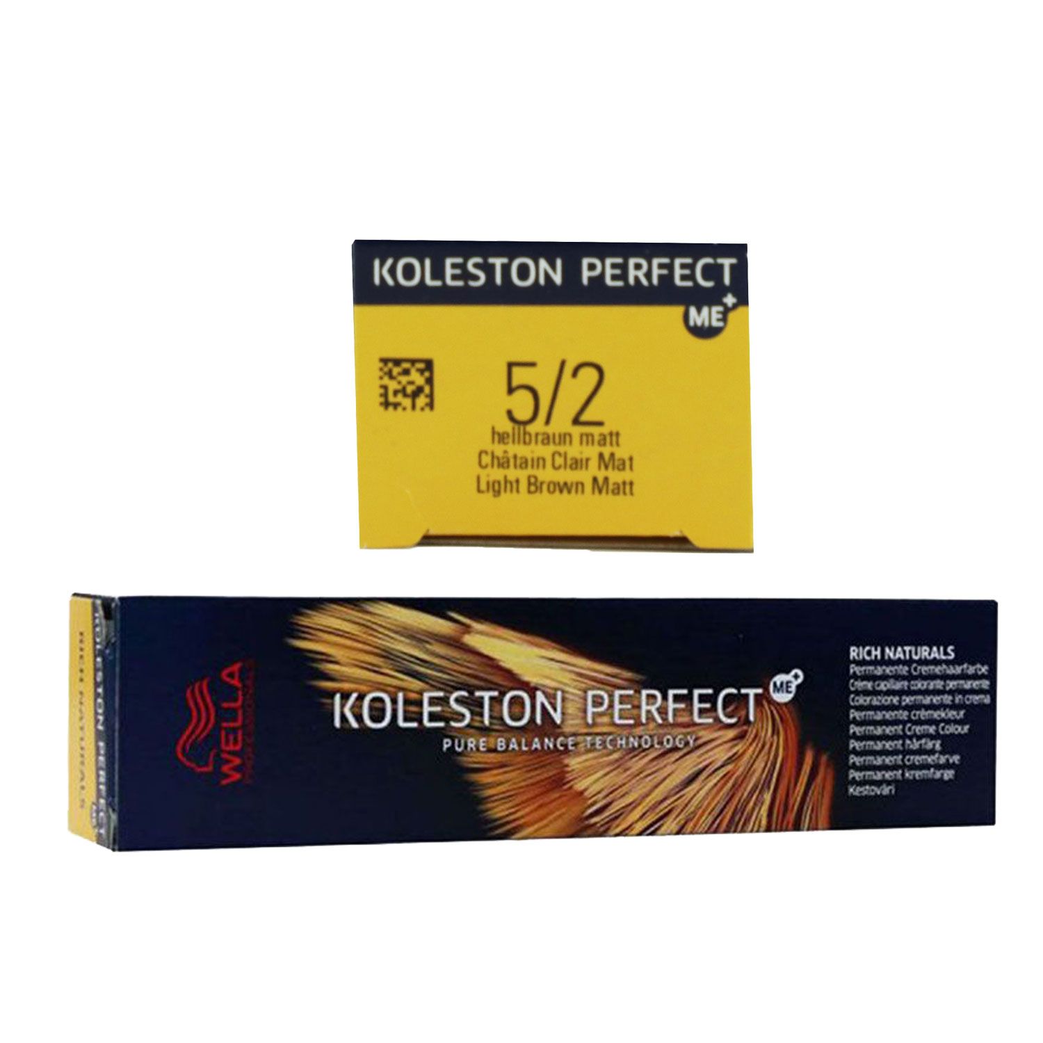 Wella Koleston Perfect ME Rich Naturals 60 ml 5/2 hellbraun matt
