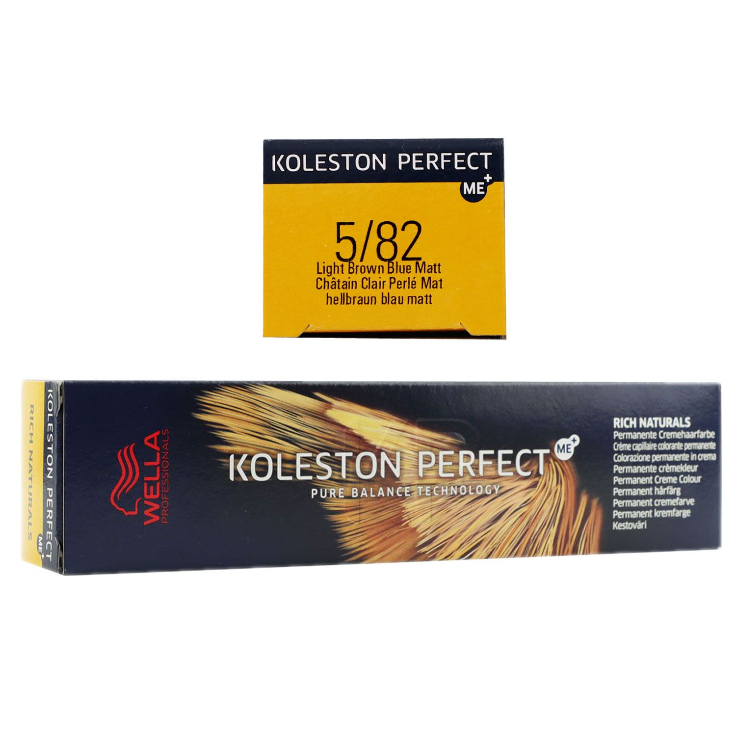 Wella Koleston Perfect ME Rich Naturals 60 ml 5/82 hellbraun perl matt