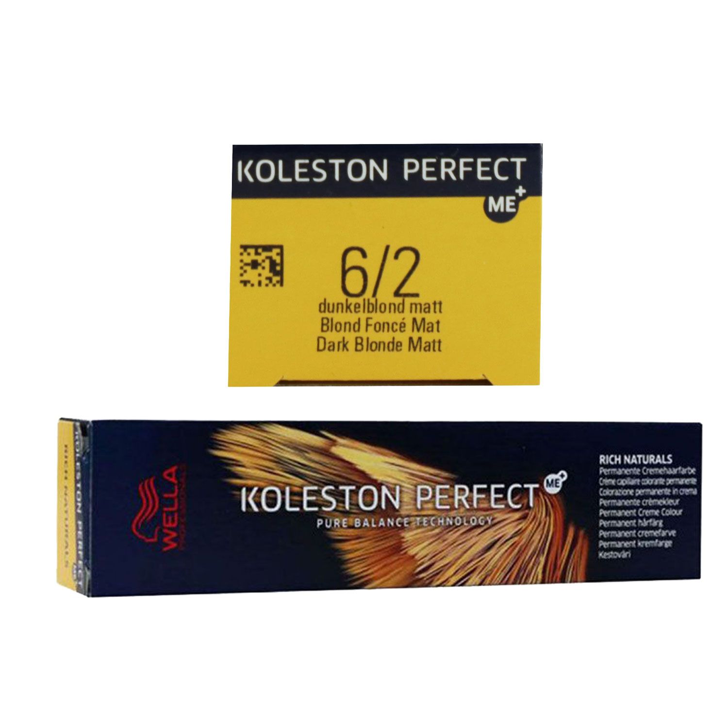 Wella Koleston Perfect ME Rich Naturals 60 ml 6/2 dunkelblond matt