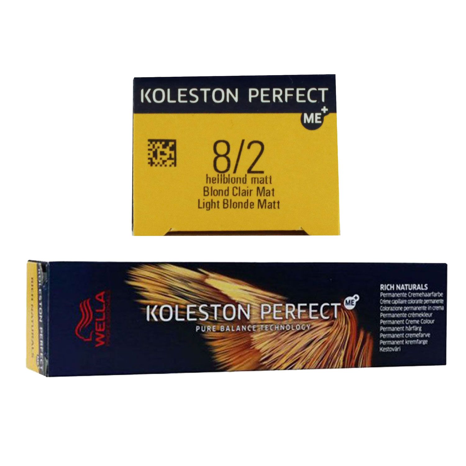 Wella Koleston Perfect ME Rich Naturals 60 ml 8/2 hellblond matt