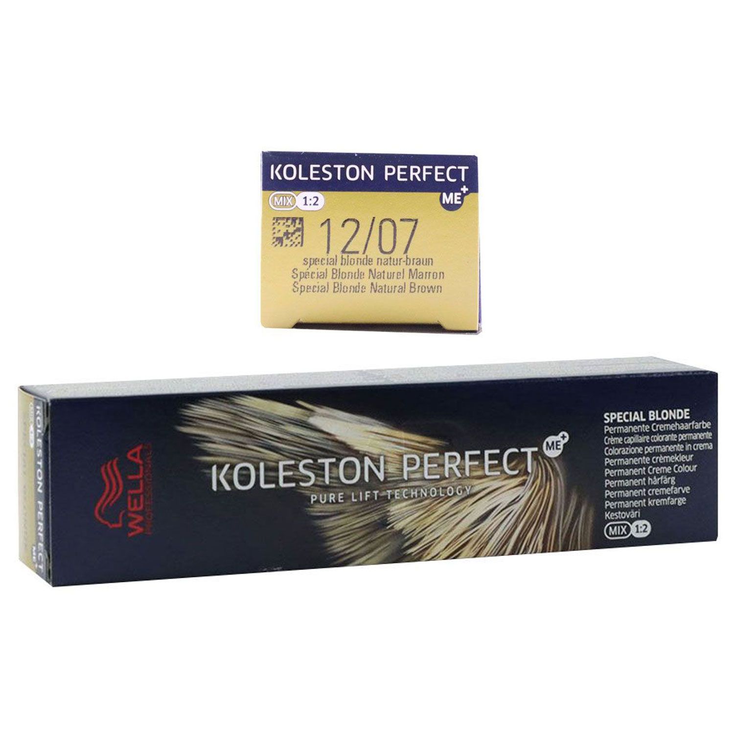 Wella Koleston Perfect ME Special Blonde 60 ml 12/07 Spezialblond natur�braun