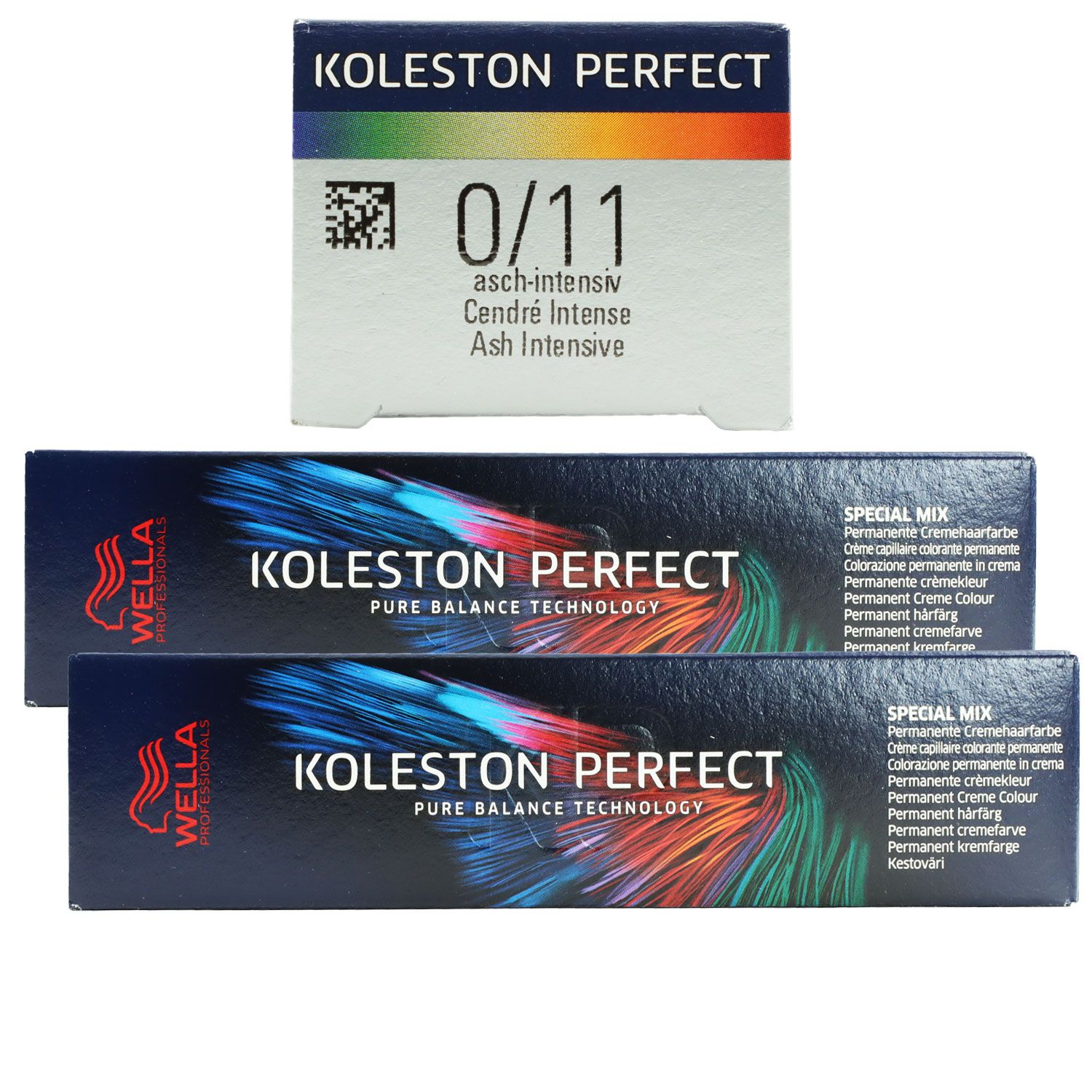 Wella Koleston Perfect ME Special Mix 2 x 60 ml 0/11 Asch Intensiv Set