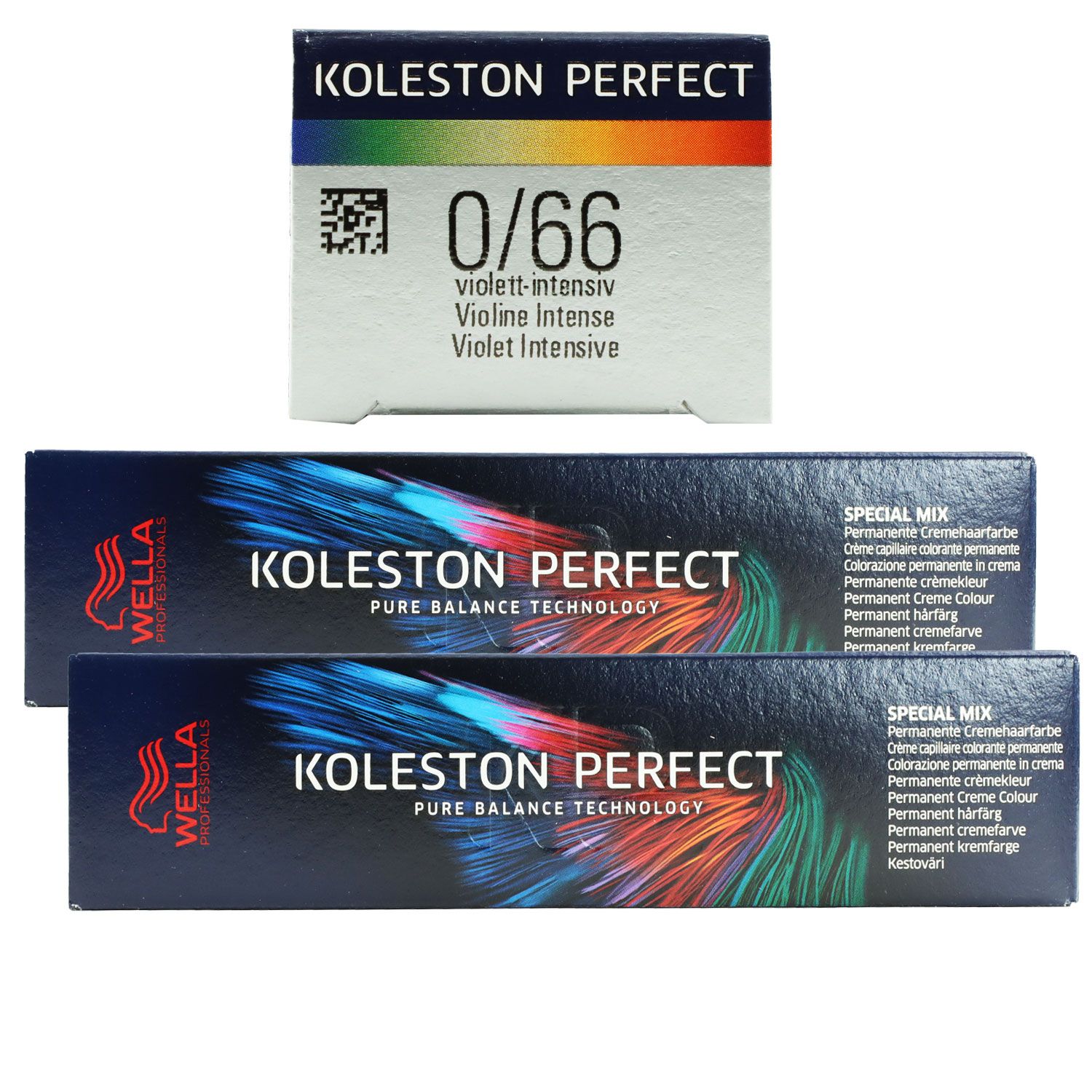 Wella Koleston Perfect ME Special Mix 2 x 60 ml 0/66 Violett Intensiv Set