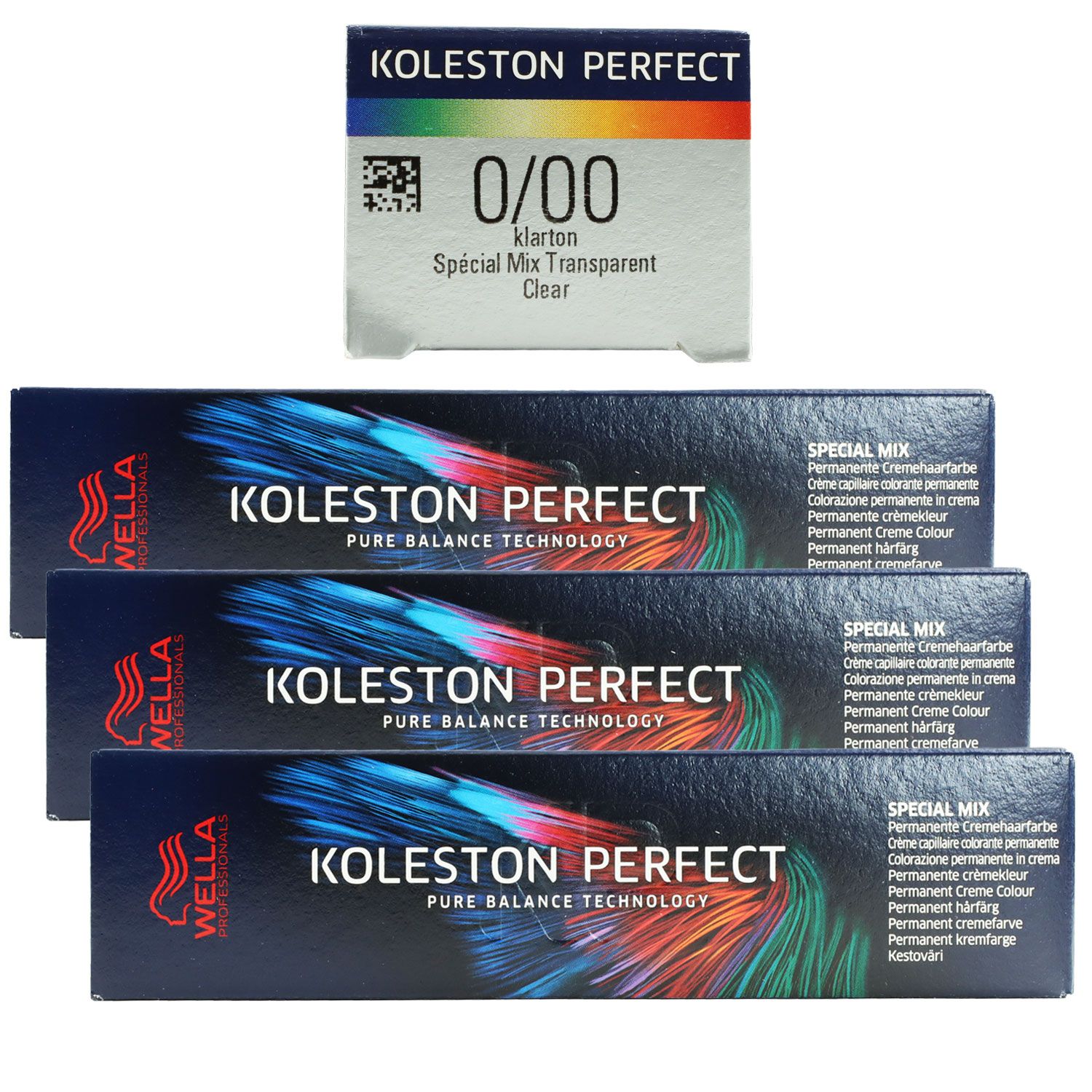 Wella Koleston Perfect ME Special Mix 3 x 60 ml 0/00 Klarton Set