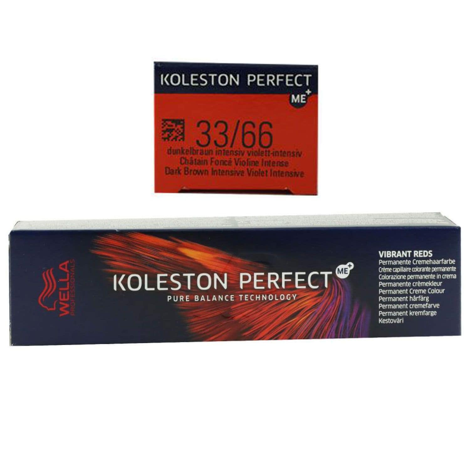 Wella Koleston Vibrant Reds 60 ml 33/66 dunkelbraun intensiv violett intensiv Set