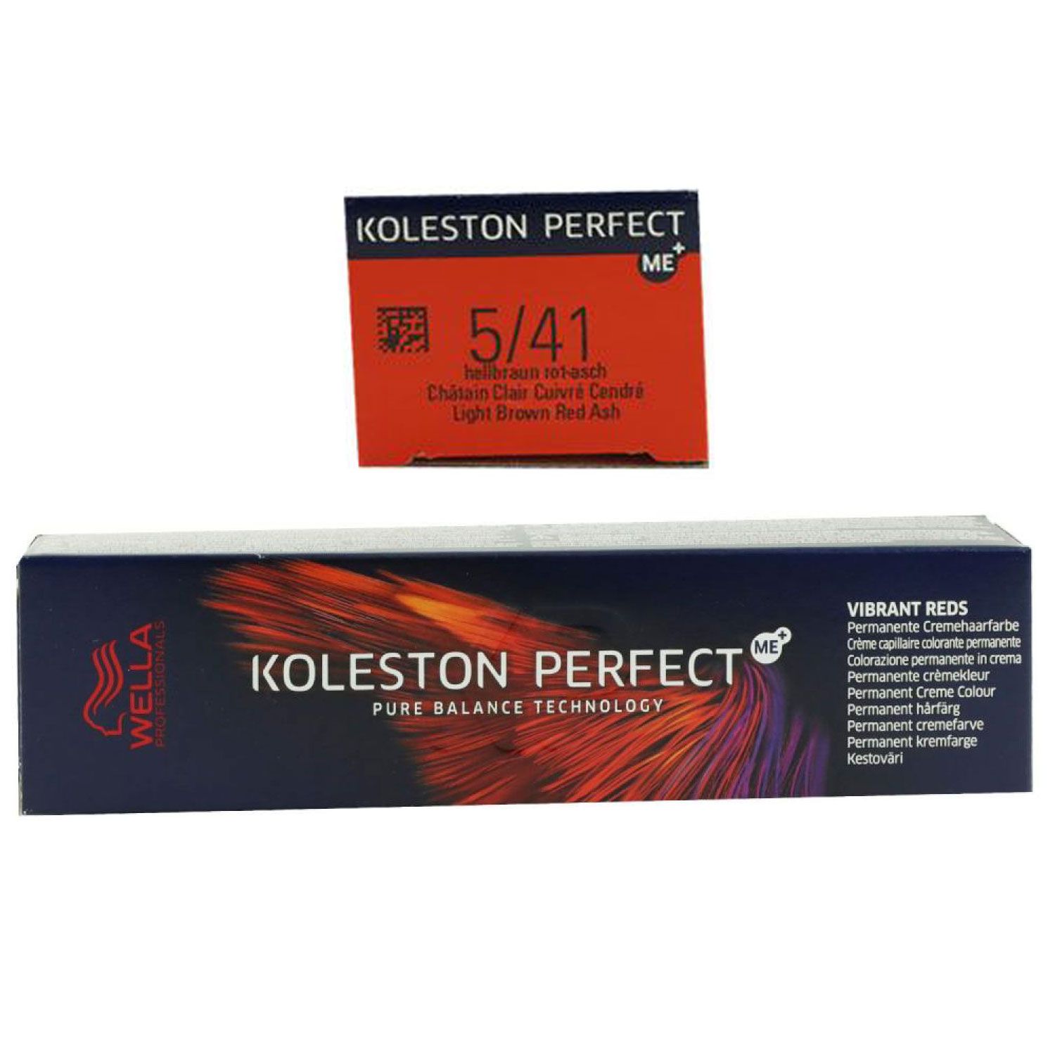 Wella Koleston Vibrant Reds 60 ml 5/41 hellbraun asch kupfer