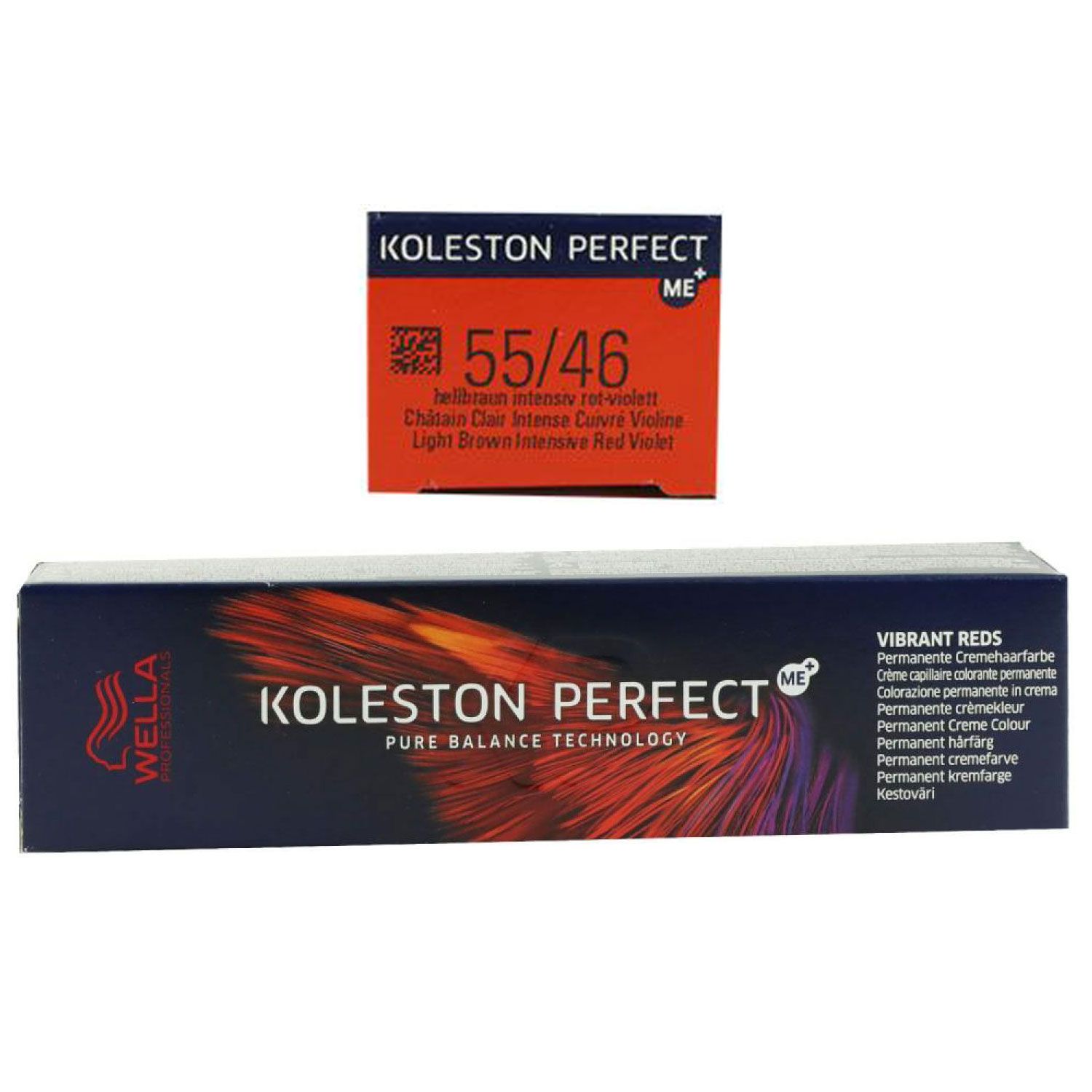 Wella Koleston Vibrant Reds 60 ml 55/46 hellbraun intensiv rot violett