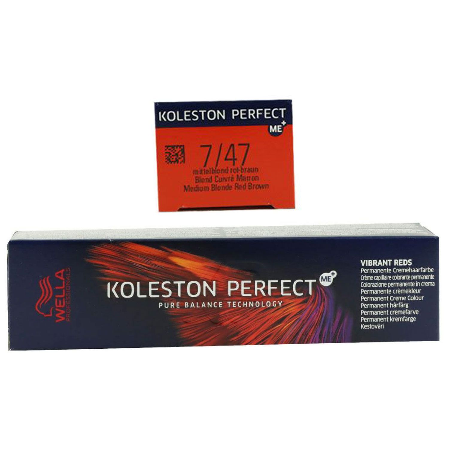 Wella Koleston Vibrant Reds 60 ml 7/47 mittelblond rot braun