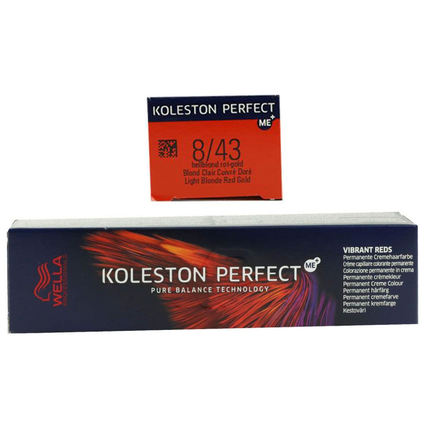 Wella Koleston Vibrant Reds 60 ml 8/43 hellblond rot gold