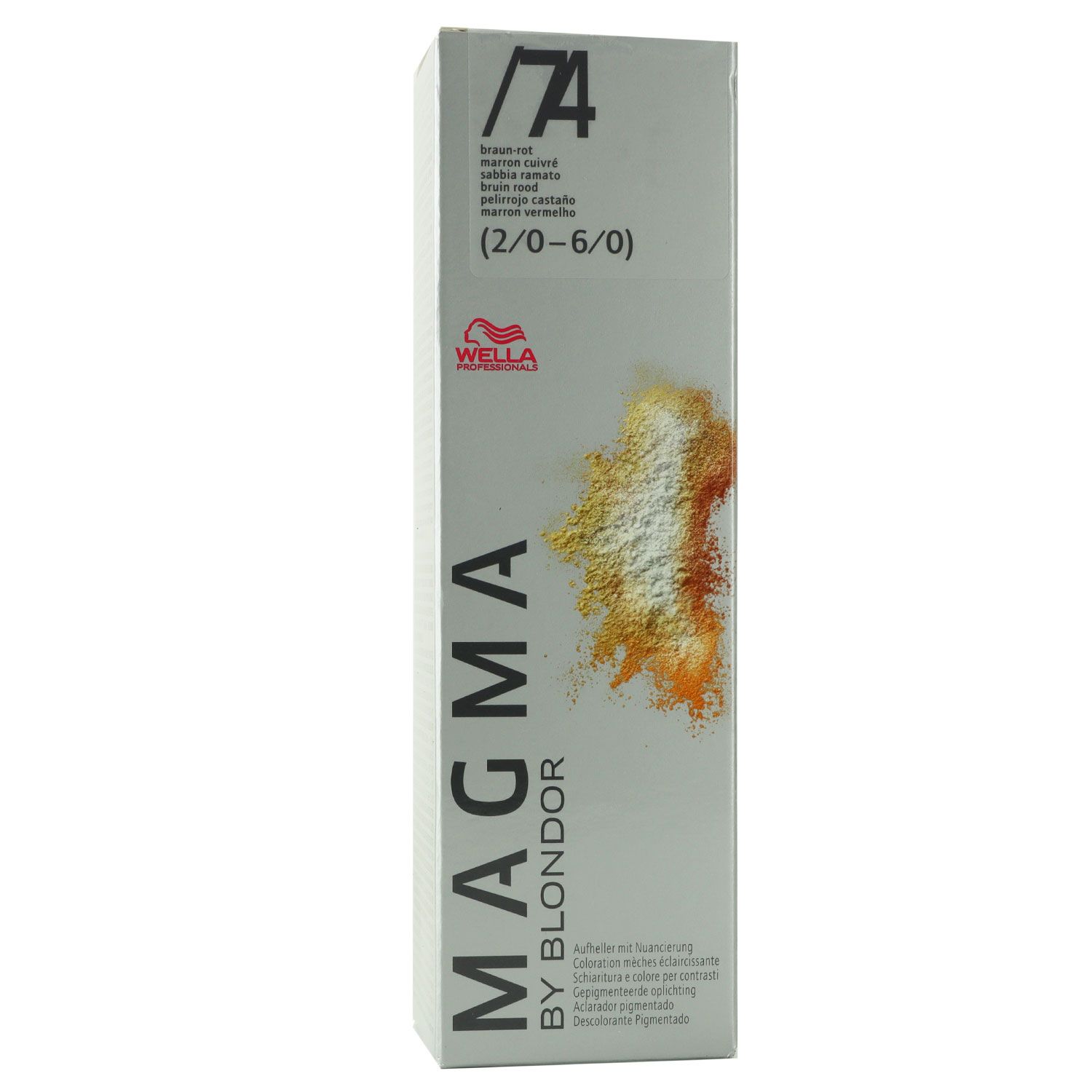 Wella Magma 120g /74 braun-rot aufhellende Str�hnen-Haarfarbe