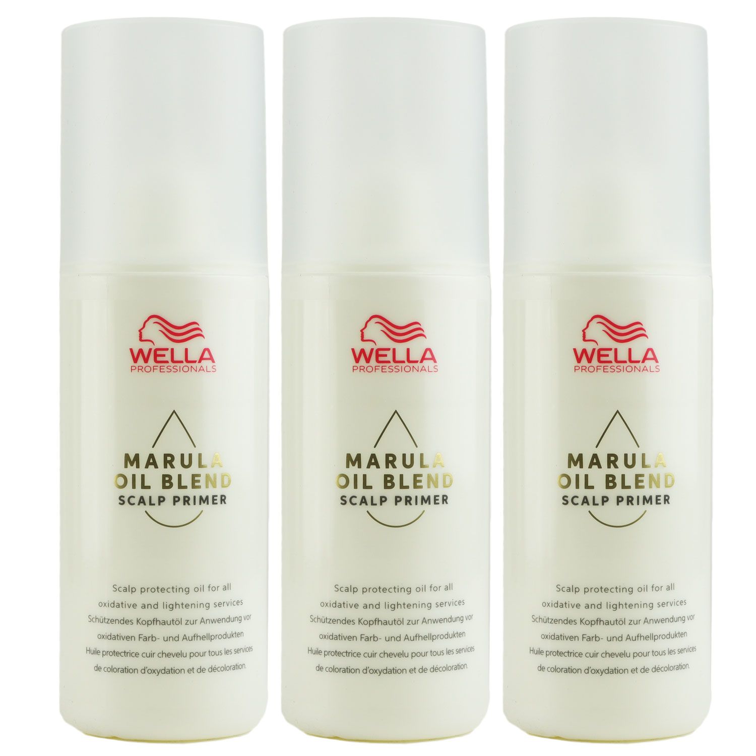 Wella Marula Oil Blend Scalp Primer 3 x 150 ml Kopfhautschutz Set