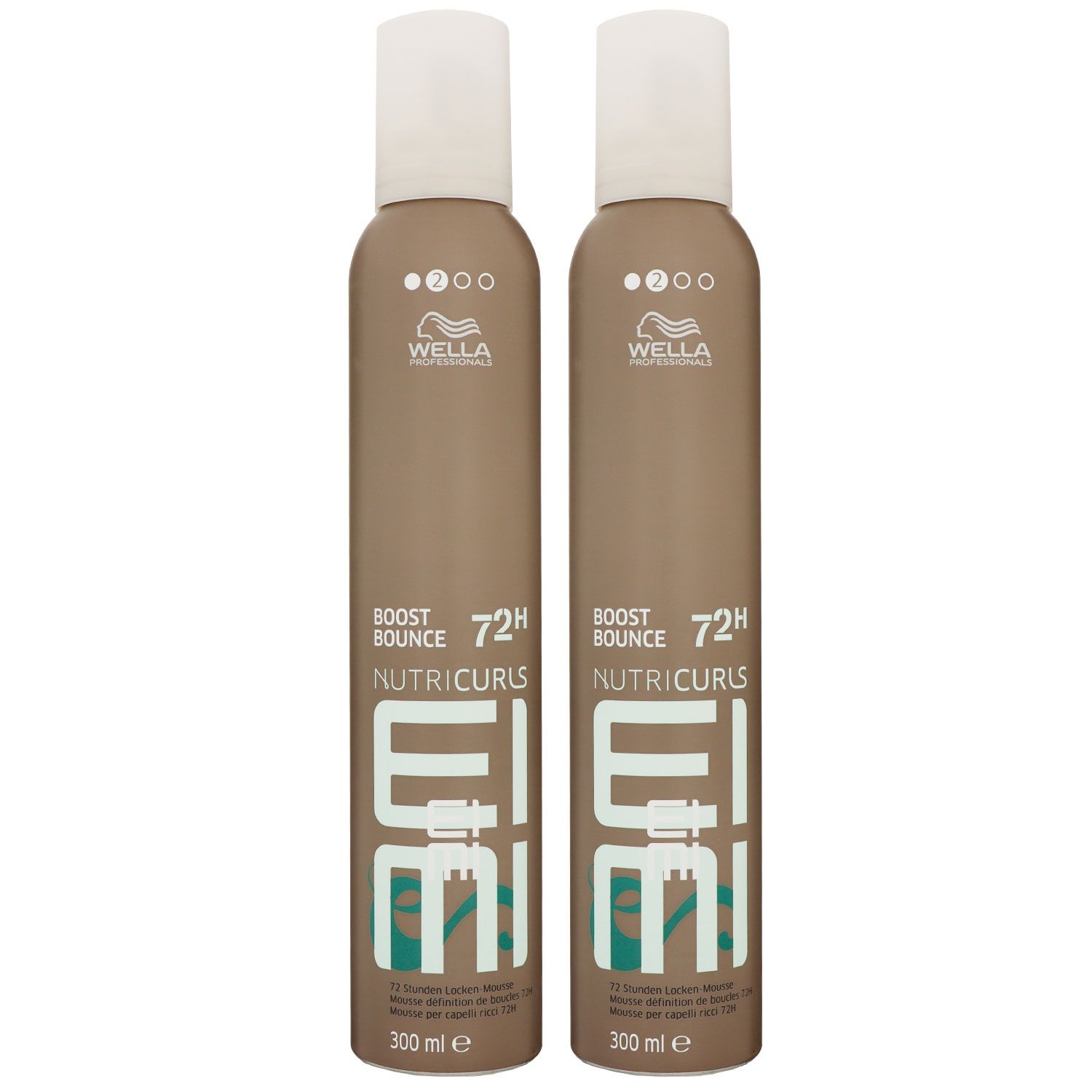 Wella Nutricurls Boost Bounce 2 x 300 ml Locken Schaumfestiger Set