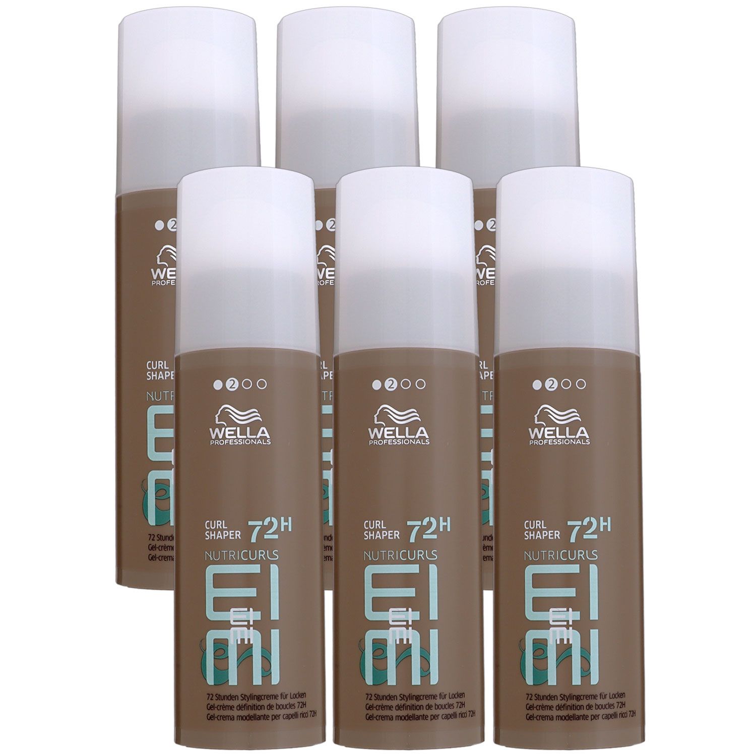 Wella Nutricurls Curl Shaper 6 x 150 ml Stylingcreme Set