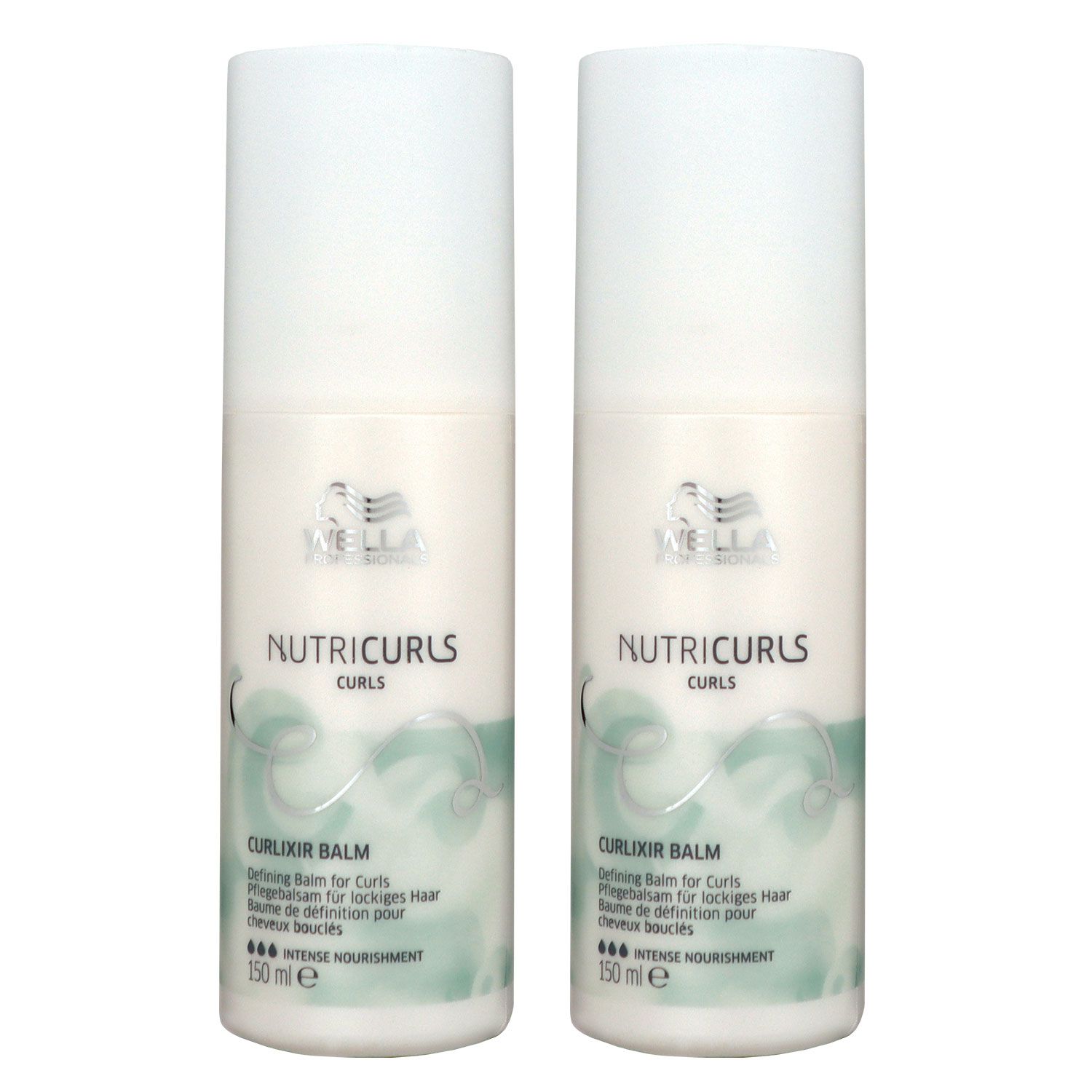 Wella Nutricurls Curlixir Balm Lockenbalsam 2 x 150 ml Leave in Pflege Set