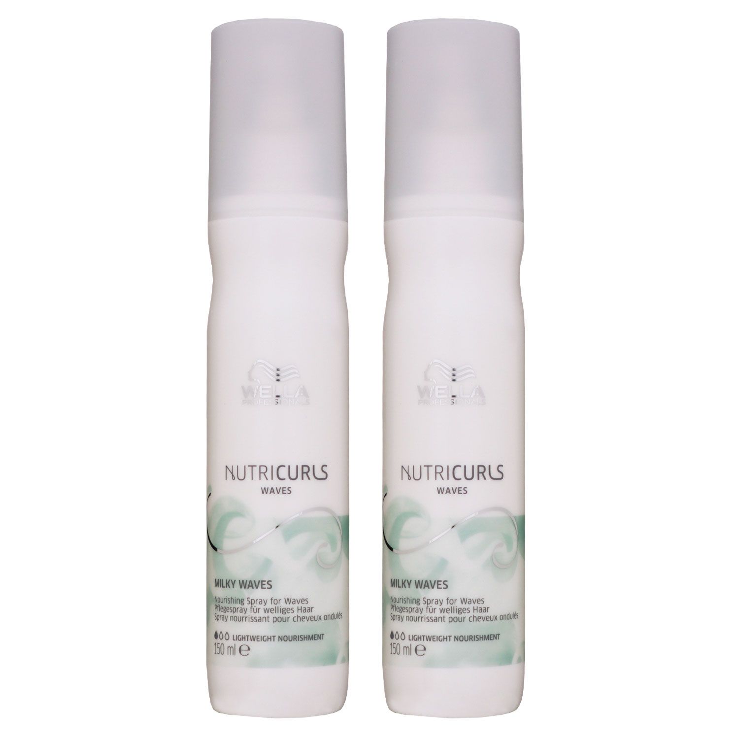 Wella Nutricurls Milky Waves Leave-In Pflegespray 2 x 150 ml Set