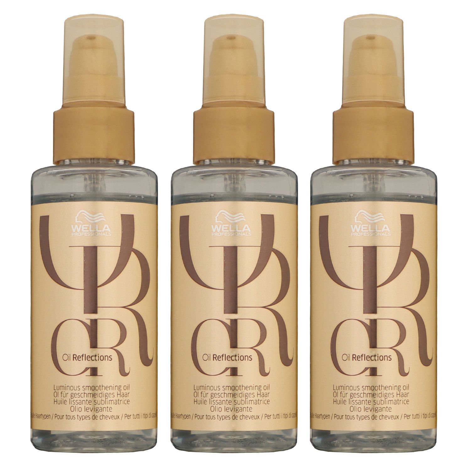 Wella Oil Reflections 3 x 100 ml Haarpflege�l Set