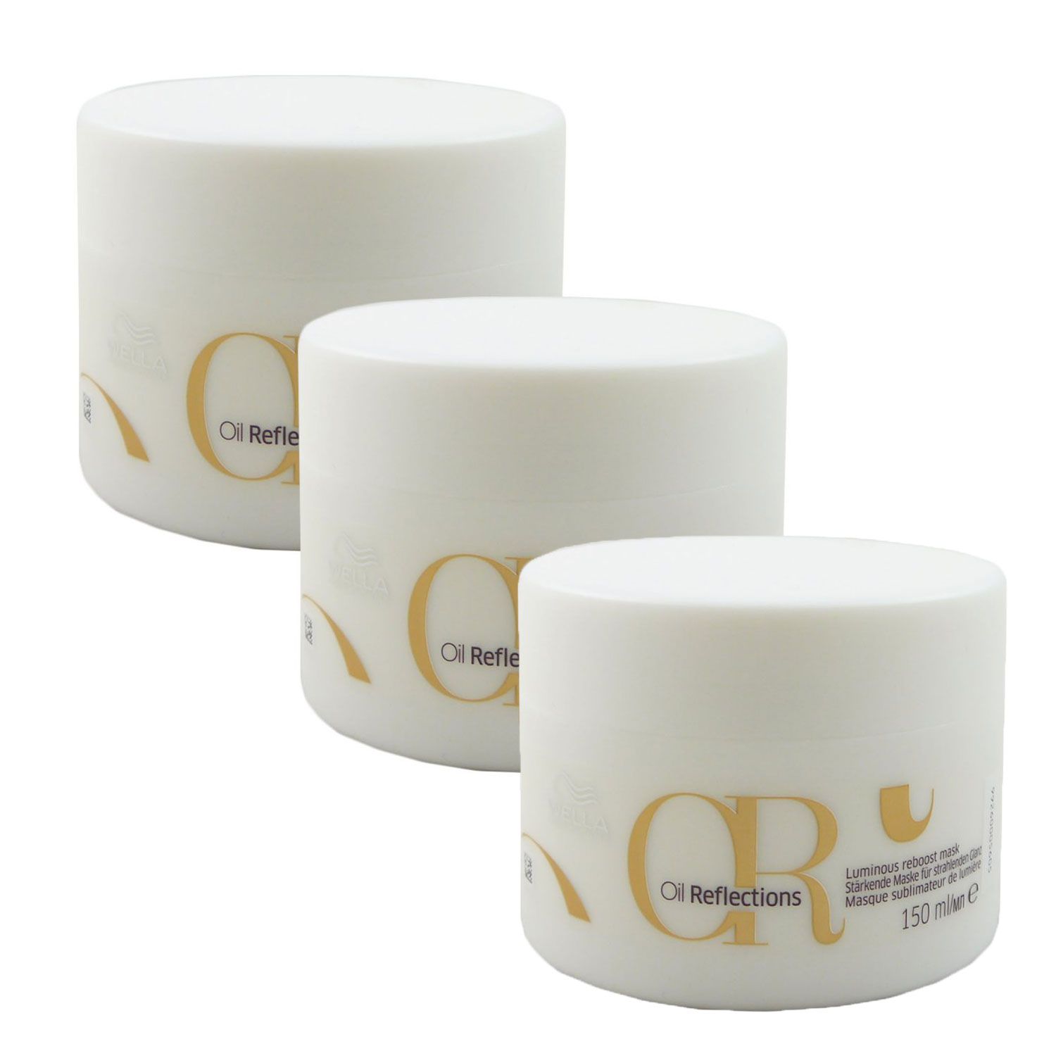 Wella Oil Reflections 3 x 150ml Haarmaske Set