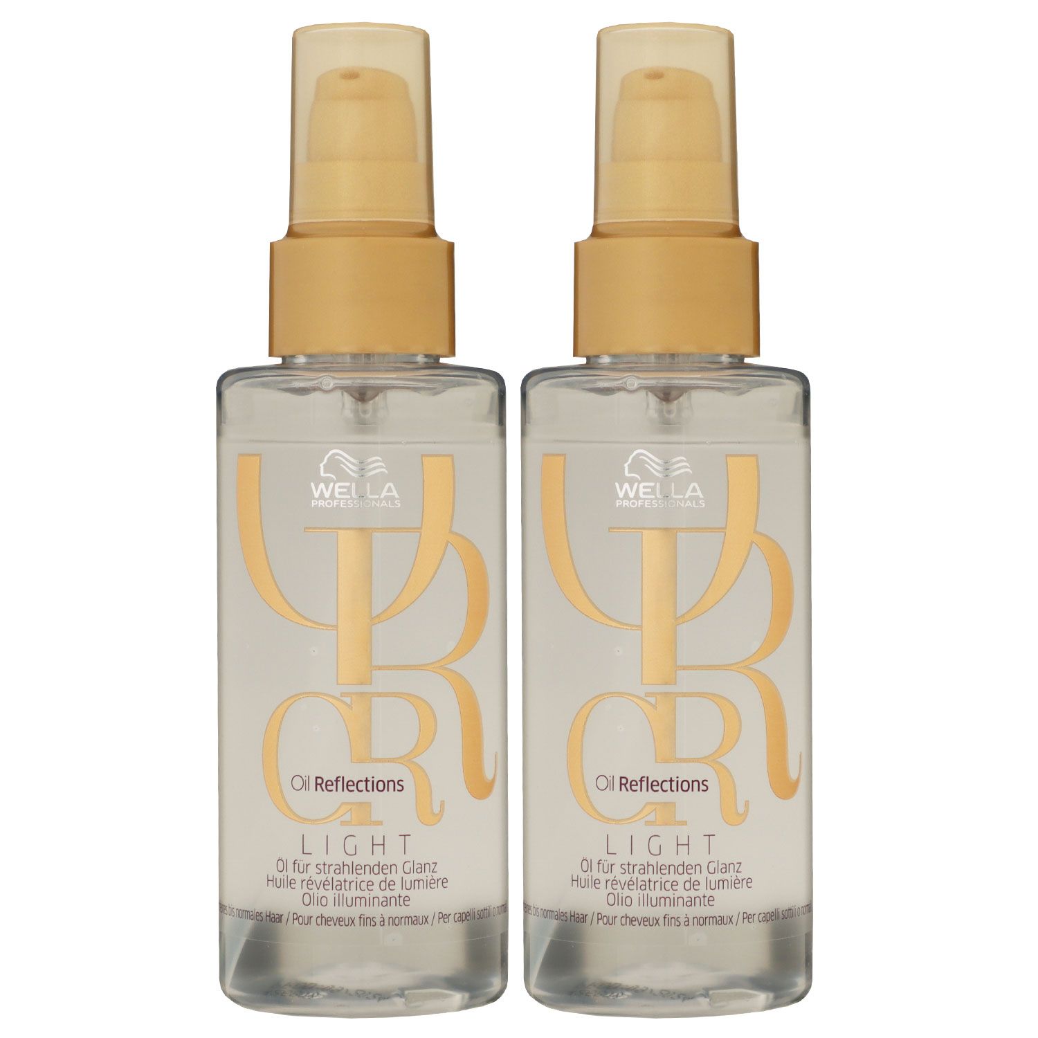Wella Oil Reflections Light Oil 2 x 100 ml Haarpflege�l Set