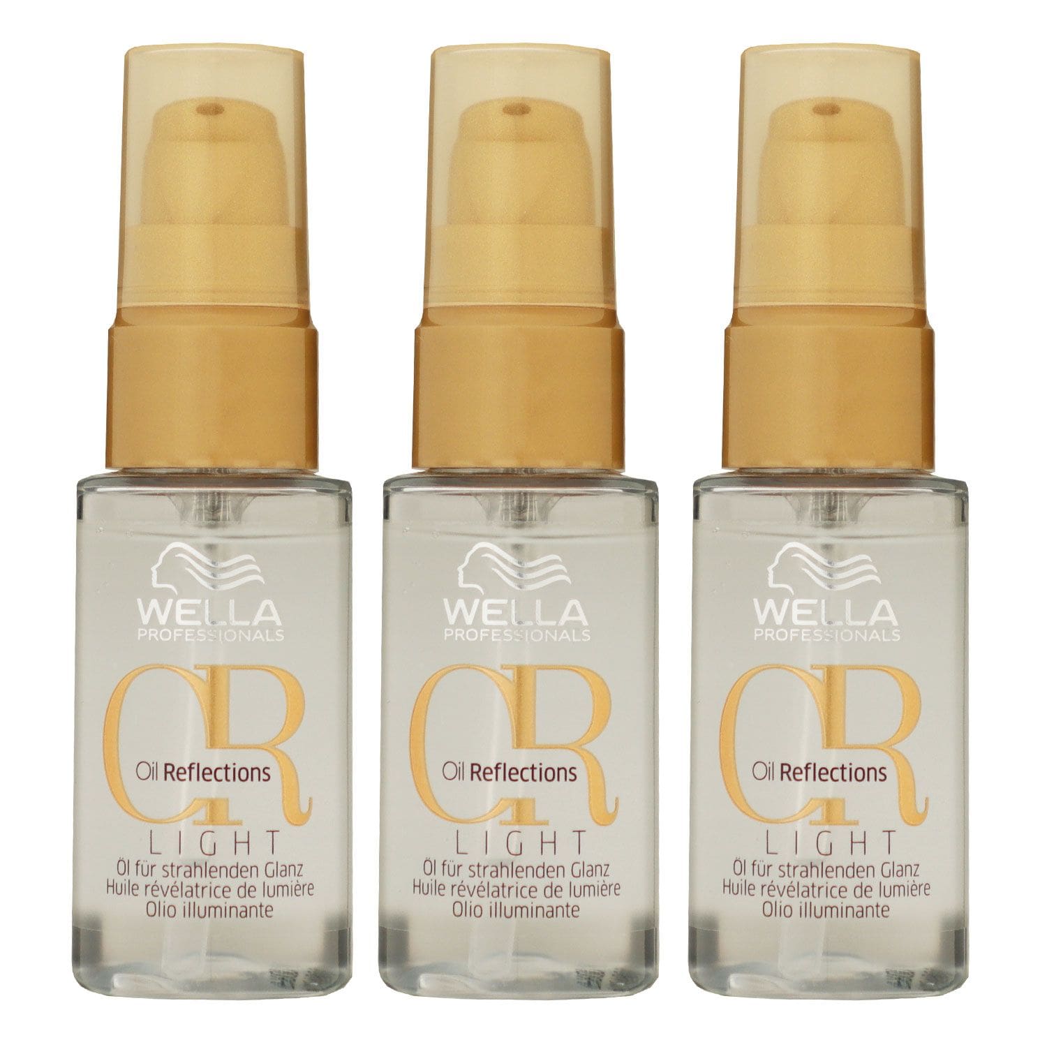 Wella Oil Reflections Light Oil 3 x 30 ml Haarpflege�l Set