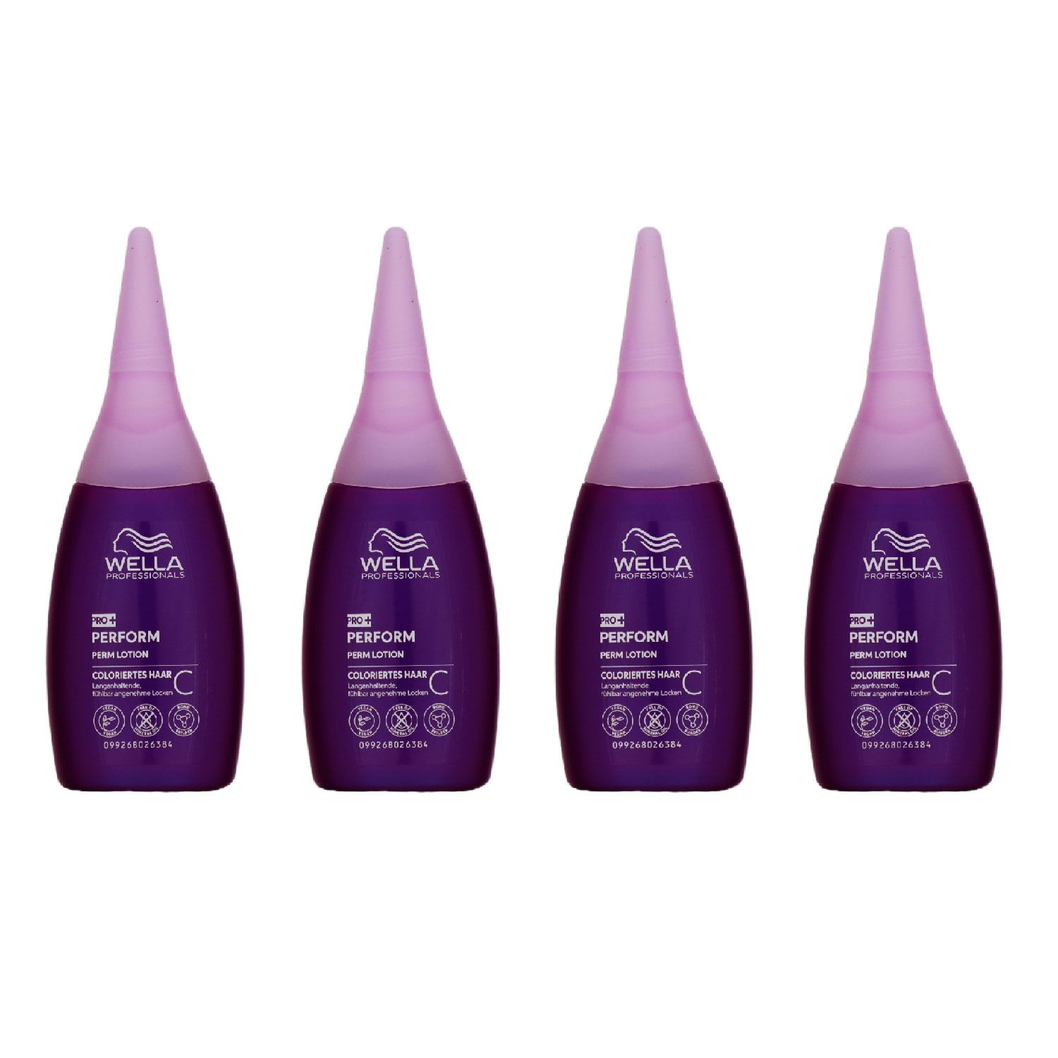Wella Pro+ Perform C 4 x 75 ml Welllotion f�r coloriertes Haar Set