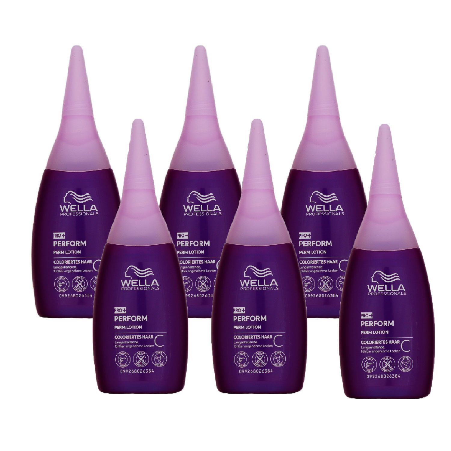 Wella Pro+ Perform C 6 x 75 ml Welllotion f�r coloriertes Haar Set
