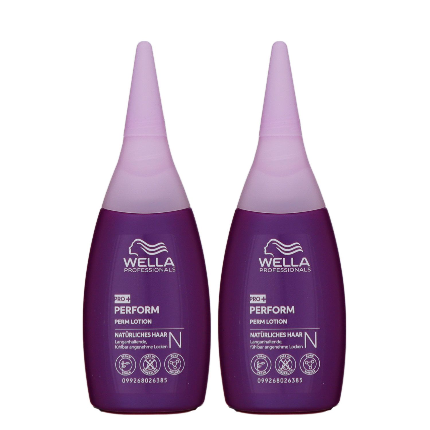 Wella Pro + Perform Perm Lotion 2 x 75 ml N nat�rliches Haar Well Lotion Set