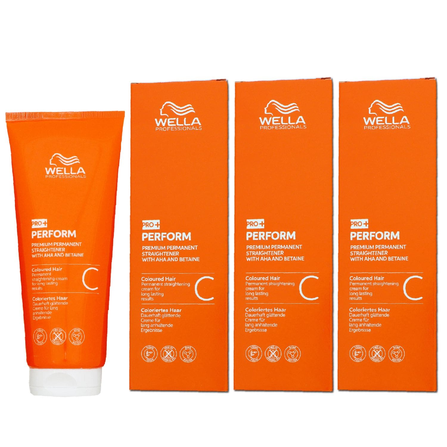 Wella Pro+ Perform Straightener C 3 x 200 ml Gl�ttungscreme Set
