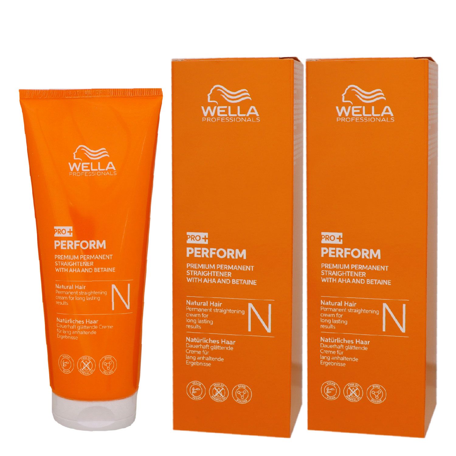 Wella Pro+ Perform Straightener N 2 x 200 ml Gl�ttungscreme Set