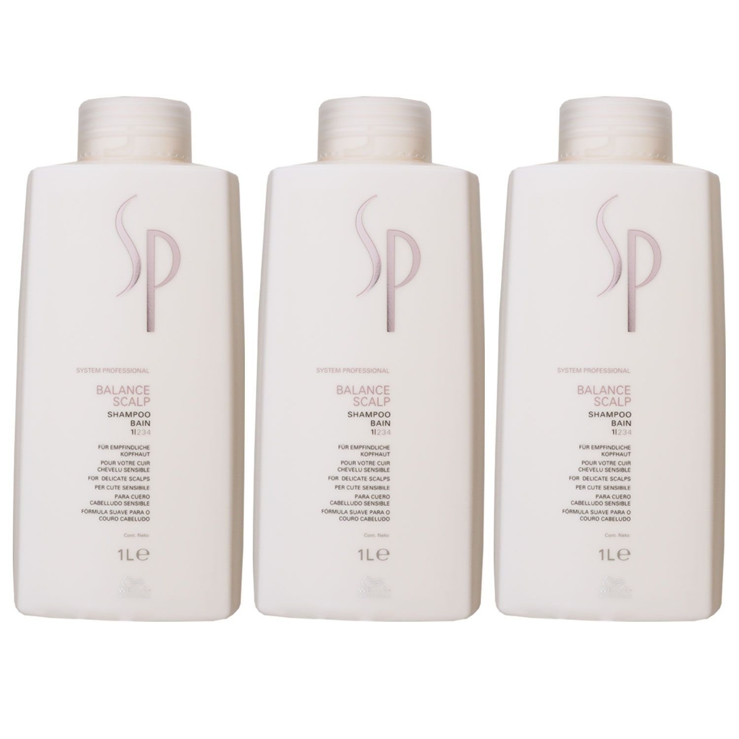 Wella SP Balance Scalp 3 x 1000 ml Shampoo Set
