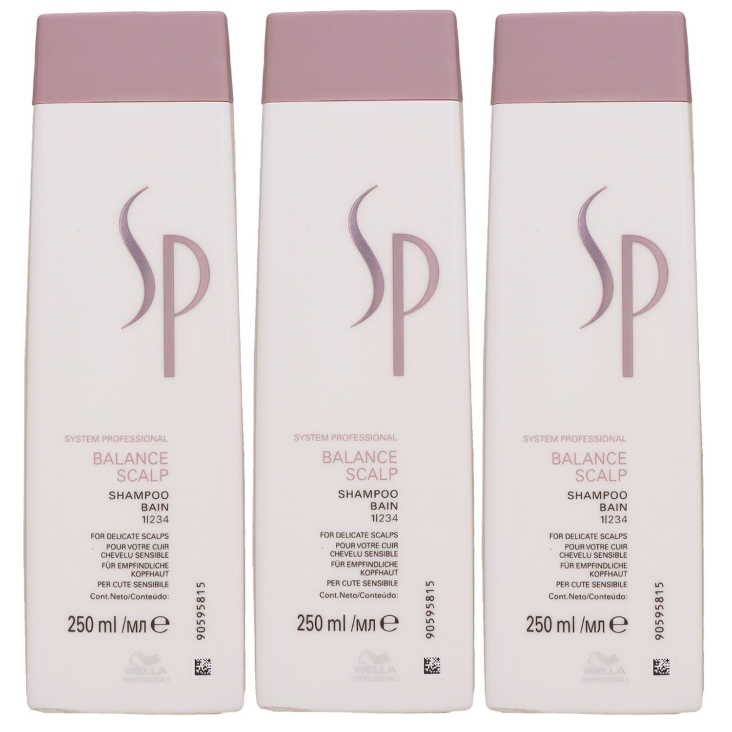 Wella SP Balance Scalp 3 x 250 ml Shampoo Set