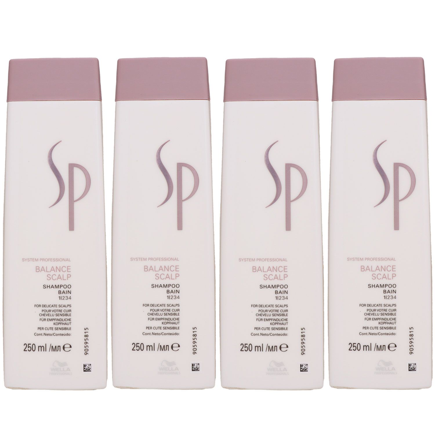 Wella SP Balance Scalp 4 x 250 ml Shampoo Set