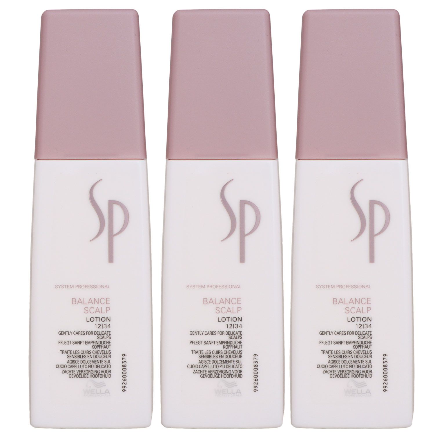 Wella SP Balance Scalp Lotion 3 x 125 ml Kopfhautlotion Set