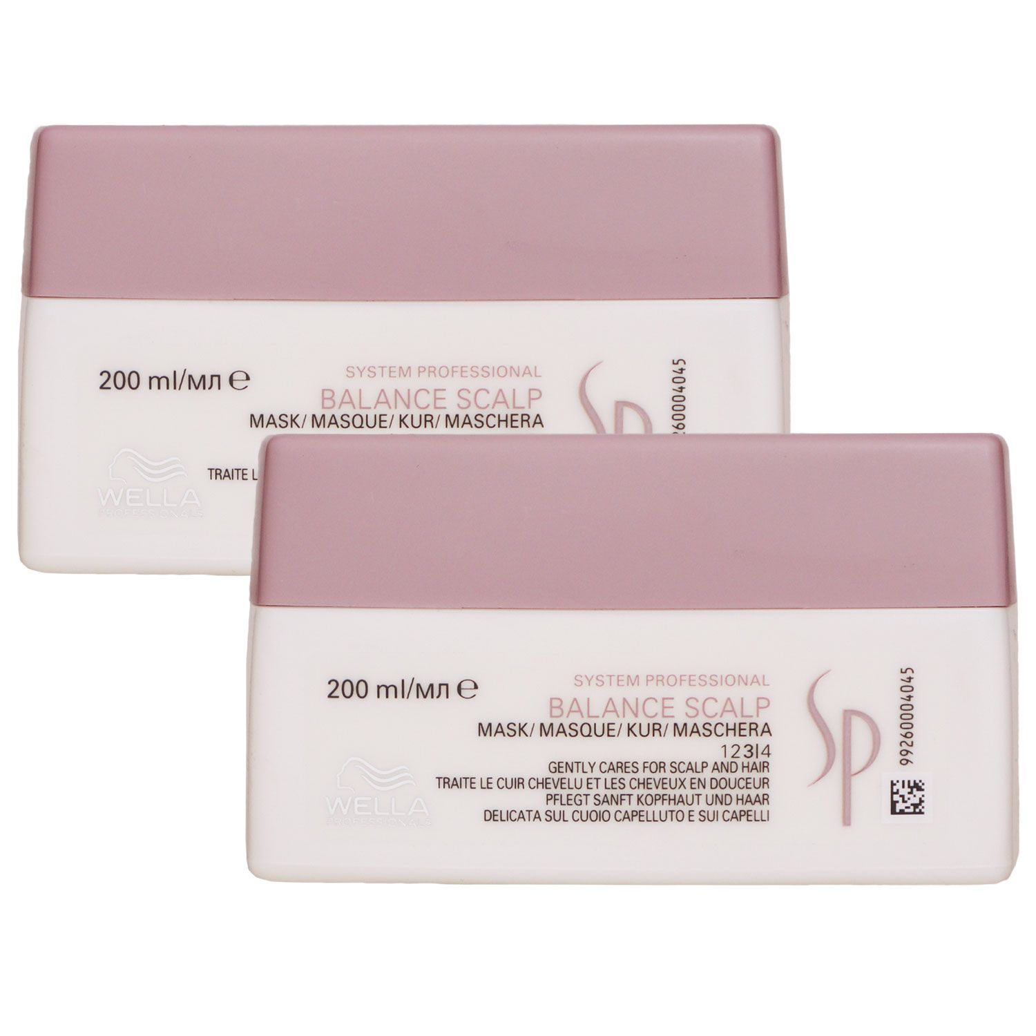 Wella SP Balance Scalp Mask 2 x 200 ml Haarkur f�r empfindliche Kopfhaut Set