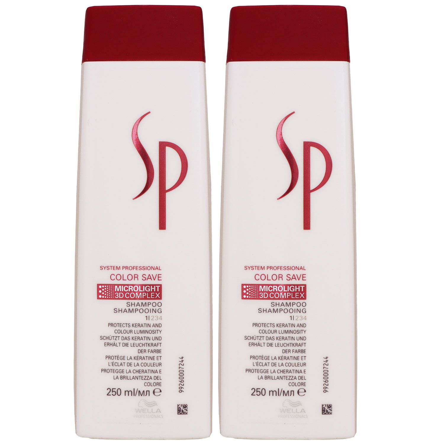 Wella SP Color Save 2 x 250 ml Shampoo Set