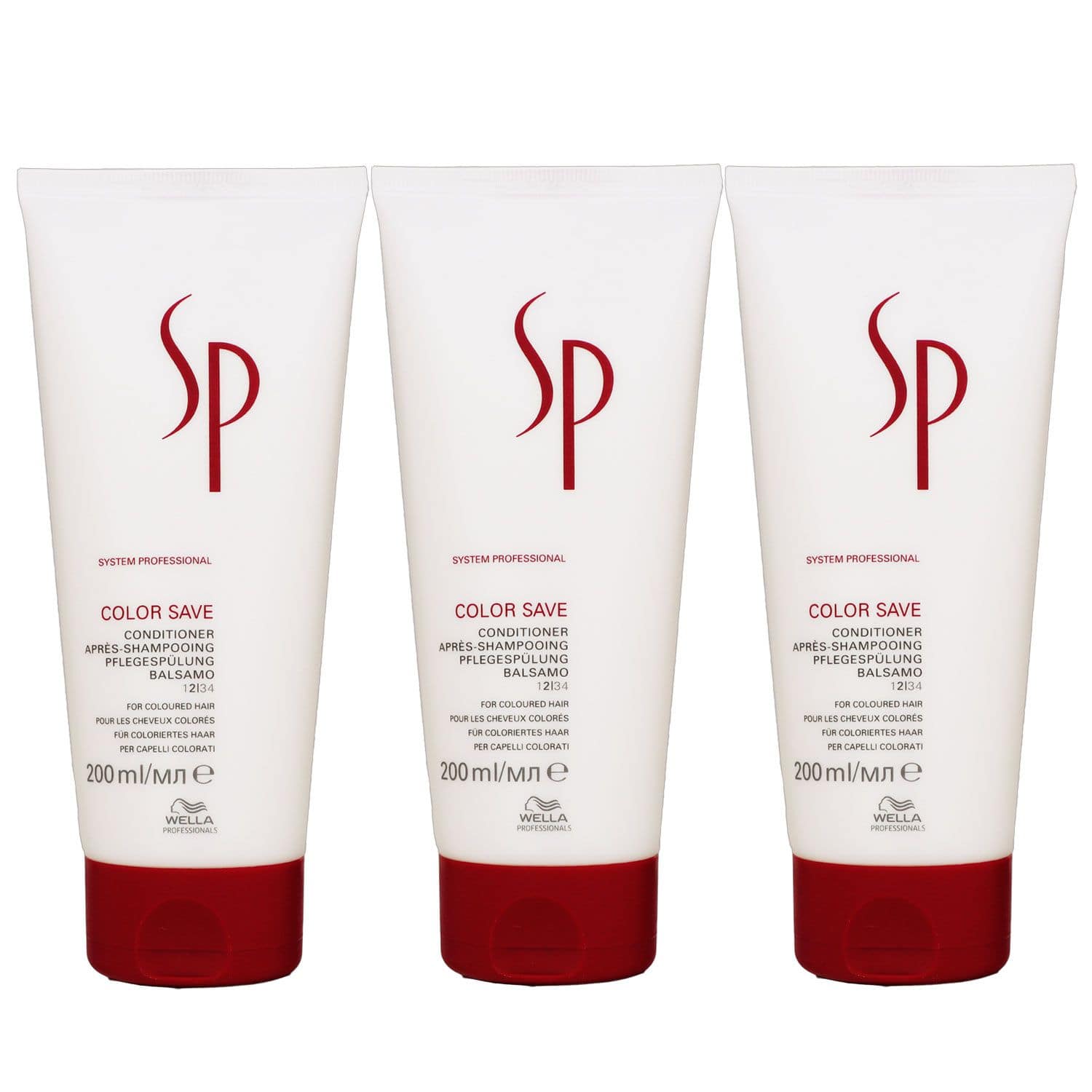 Wella SP Color Save 3 x 200 ml Conditioner Set