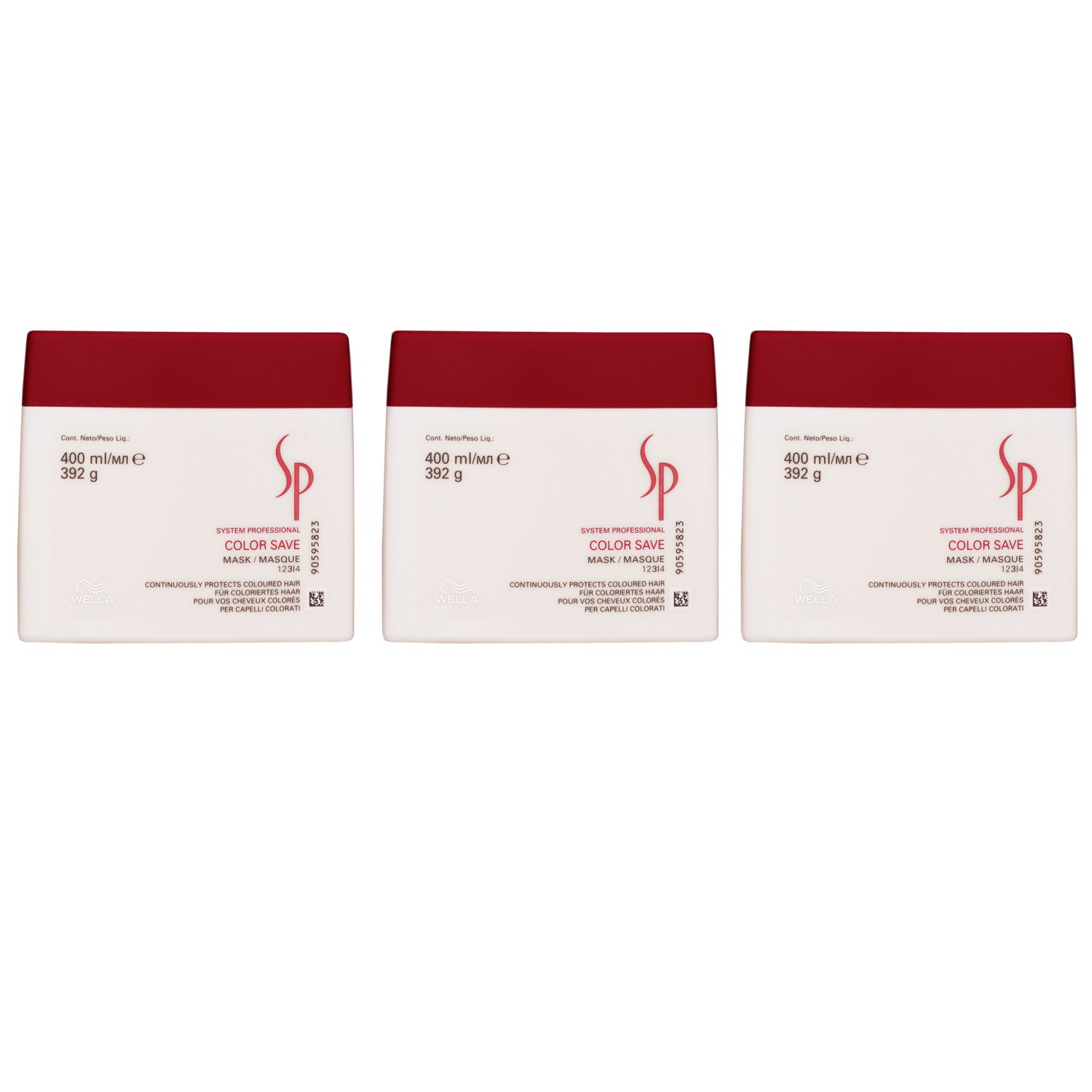Wella SP Color Save 3 x 400 ml Haarmaske Set