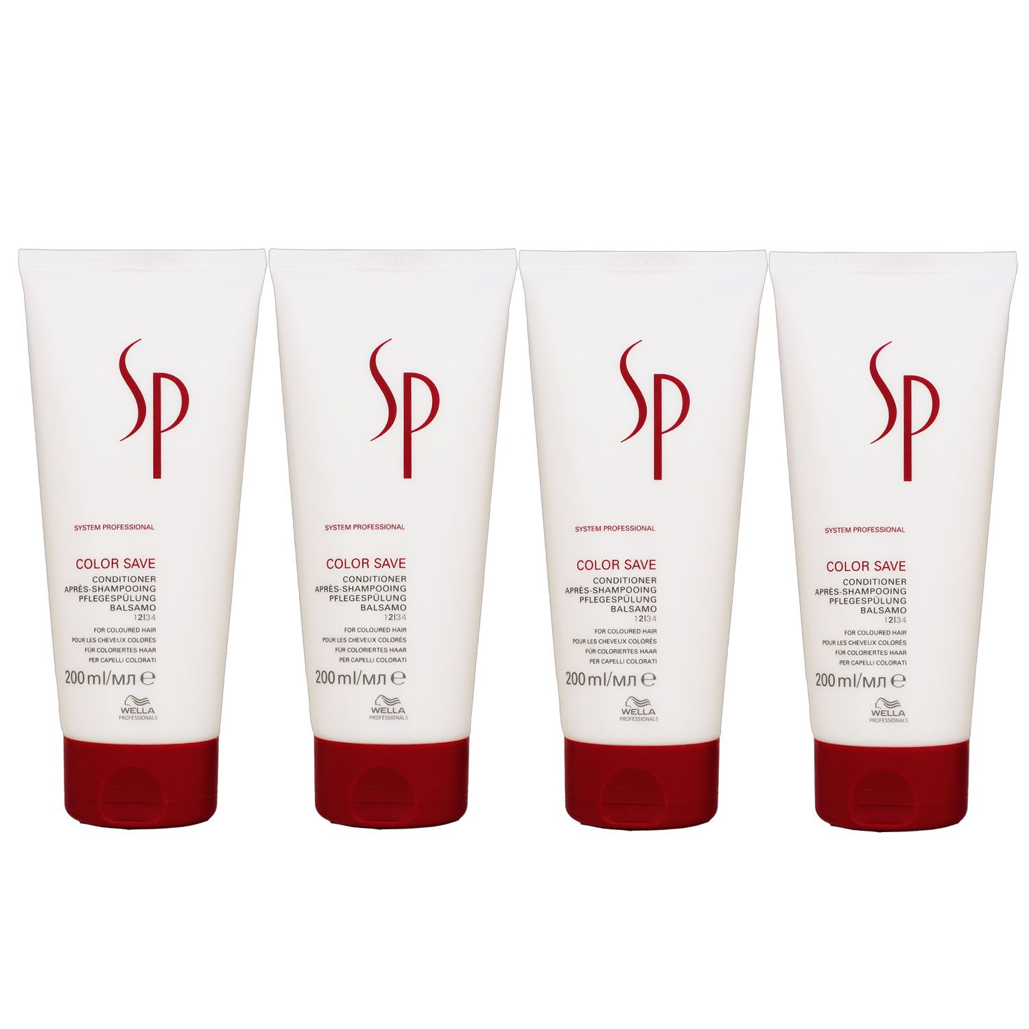 Wella SP Color Save 4 x 200 ml Conditioner Set